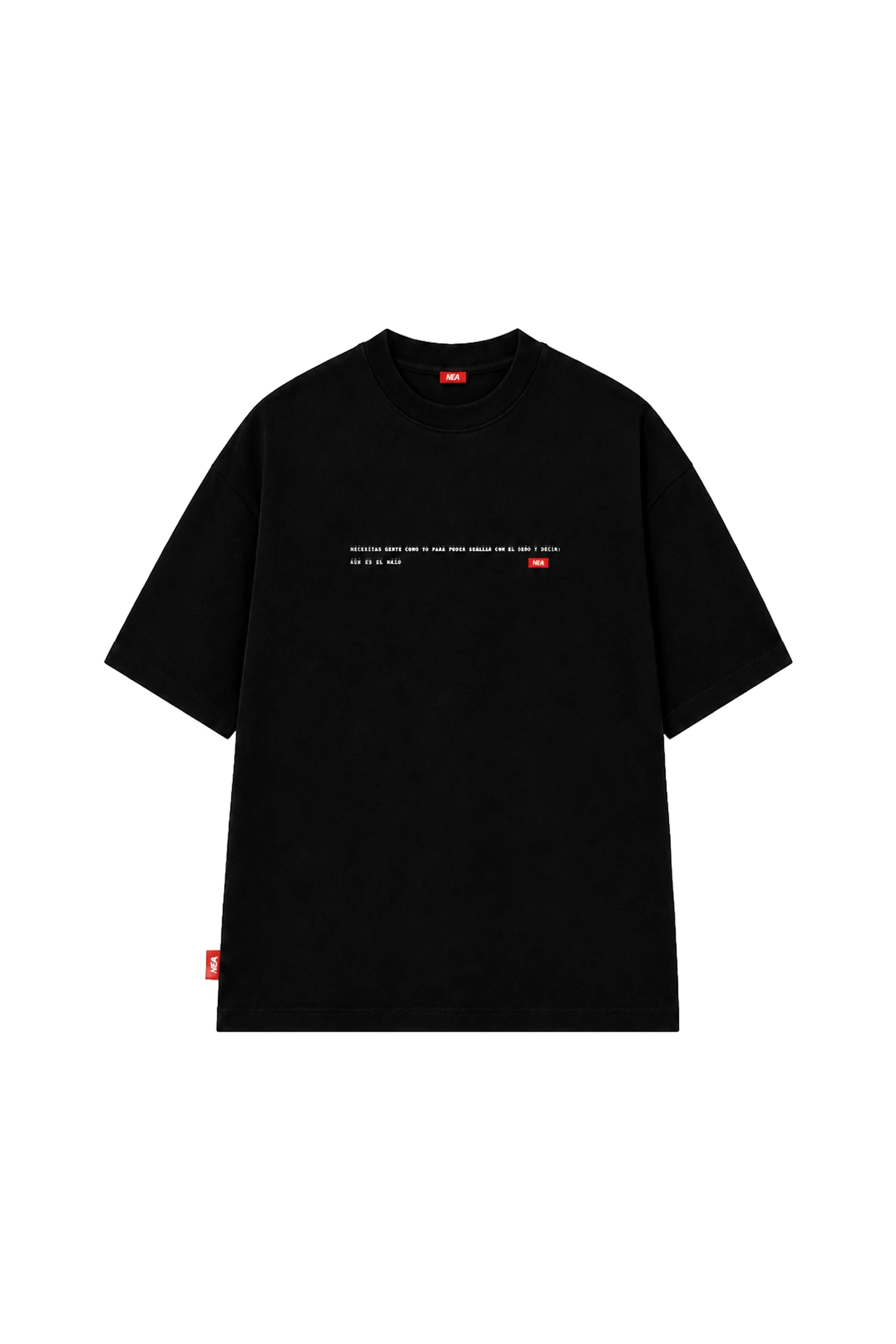 CAMISETA REGULAR BABYLON NEGRO NEA - imagen 1