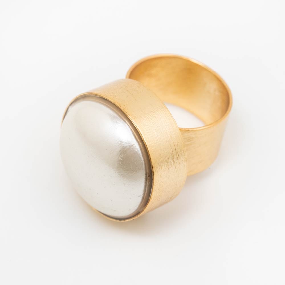 Anillo sello dorado - imagen 1