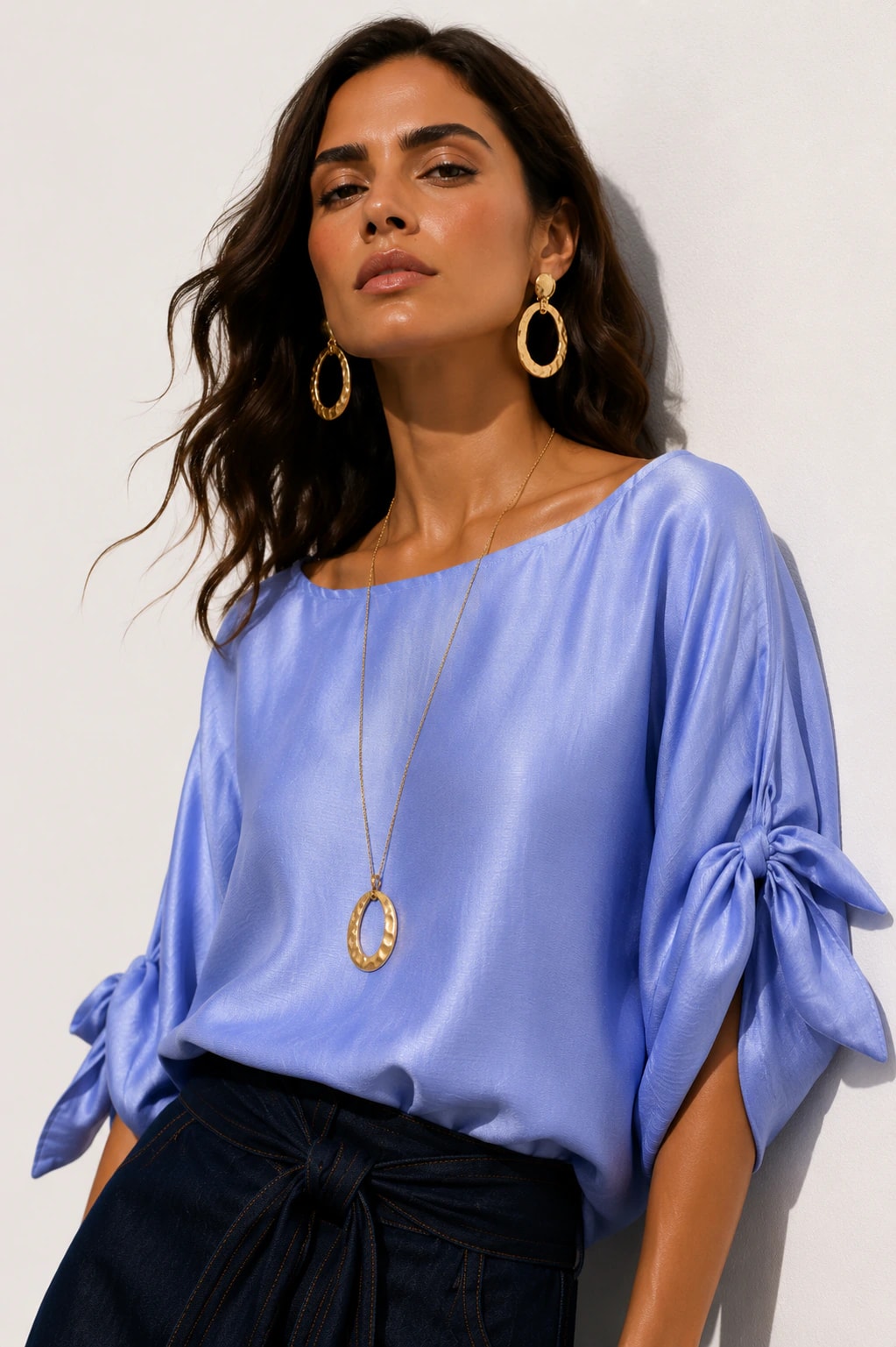Blusa Greeicy 2 baby blue - imagen 1