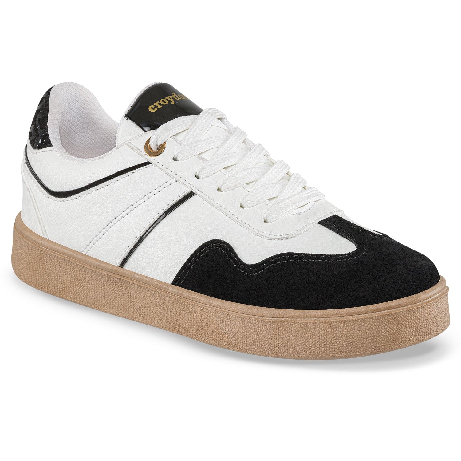 Tenis Urbanos Myranda Blanco-Negro Croydon para Mujer - imagen 1
