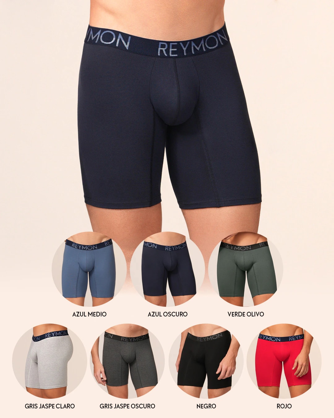 Semanario bóxer Largo Basico Algodón Ref.3700 - imagen 1