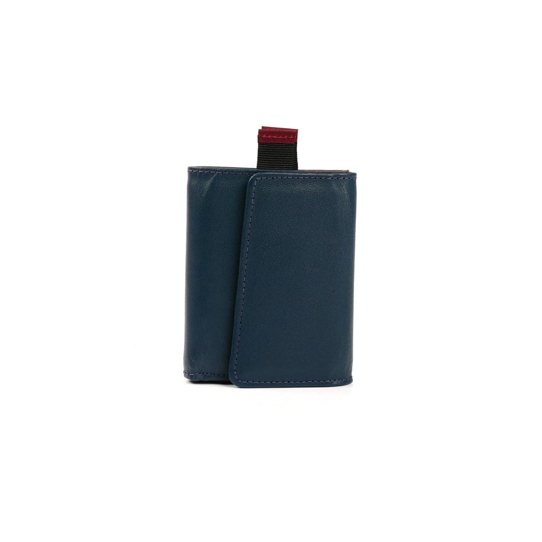 BILLETERA HOMBRE FRENCH AZUL X ROJO - imagen 1