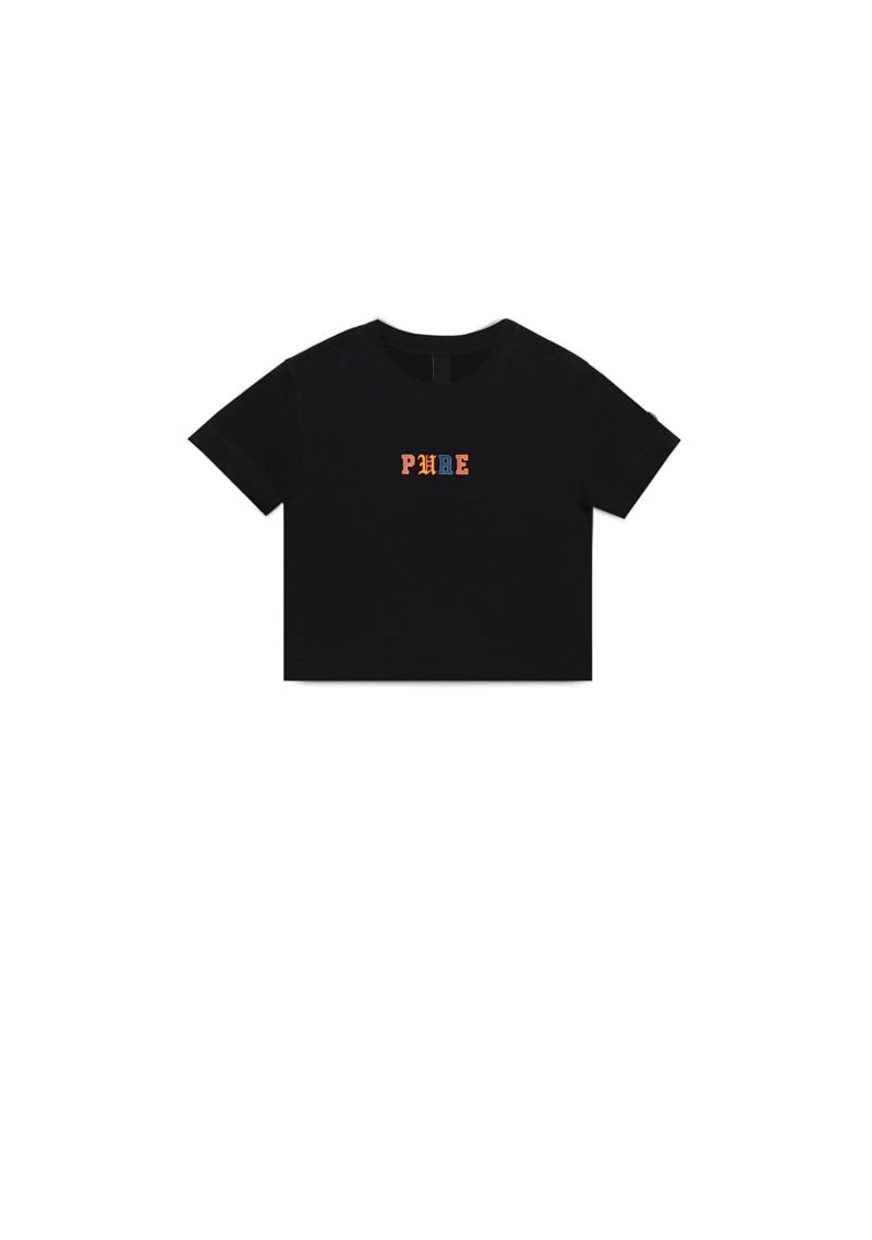 College Black Crop top - imagen 1