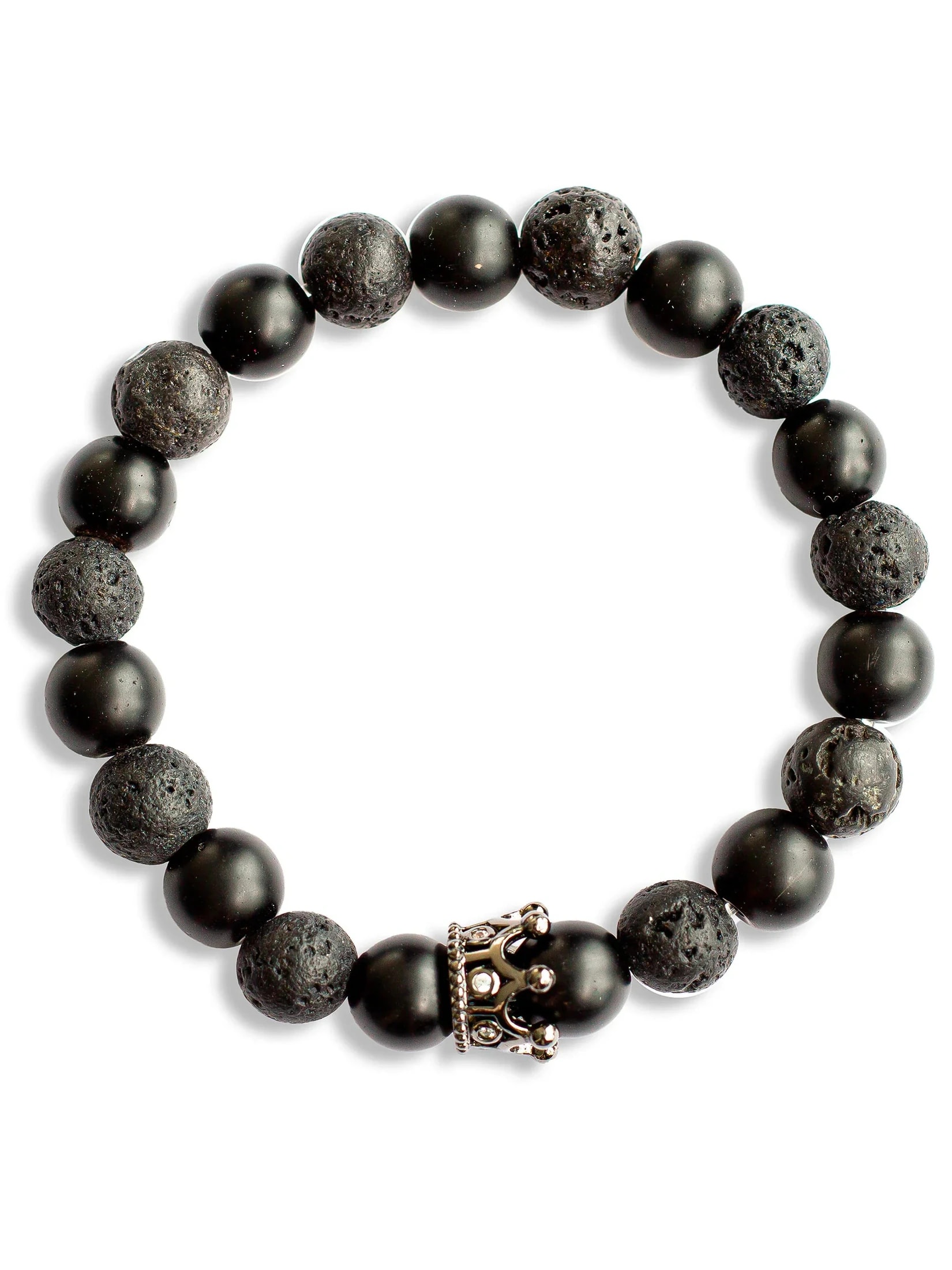 Brazalete Pareja Onyx 8mm - imagen 1