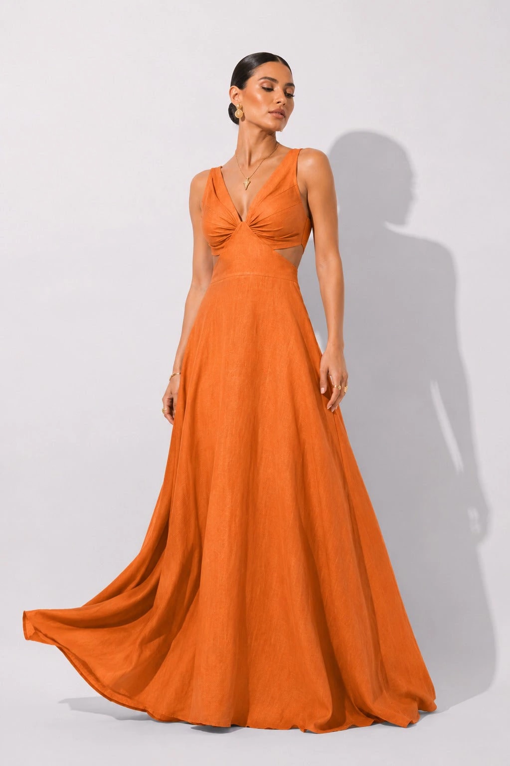 Vestido Quindio Naranja - imagen 1