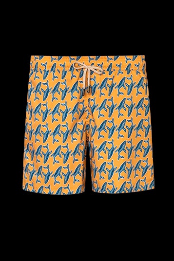 Pantaloneta de Baño Slim Baleia1 Gold - imagen 1