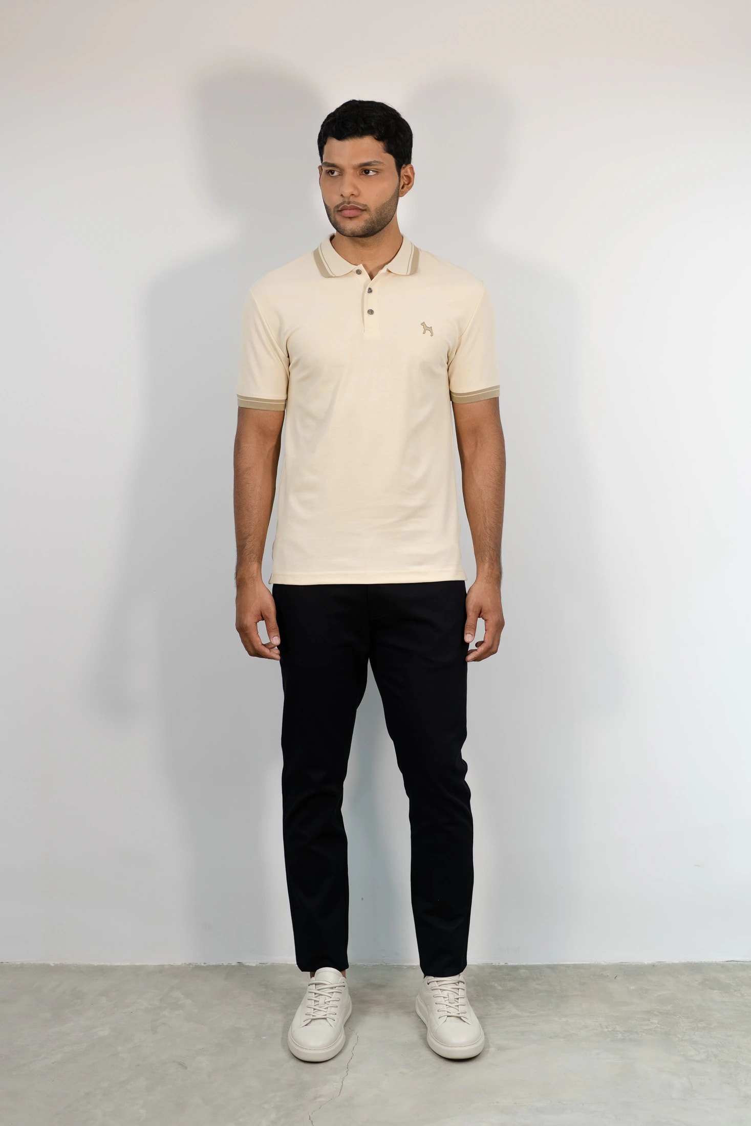 Polo Básica Crema - imagen 1