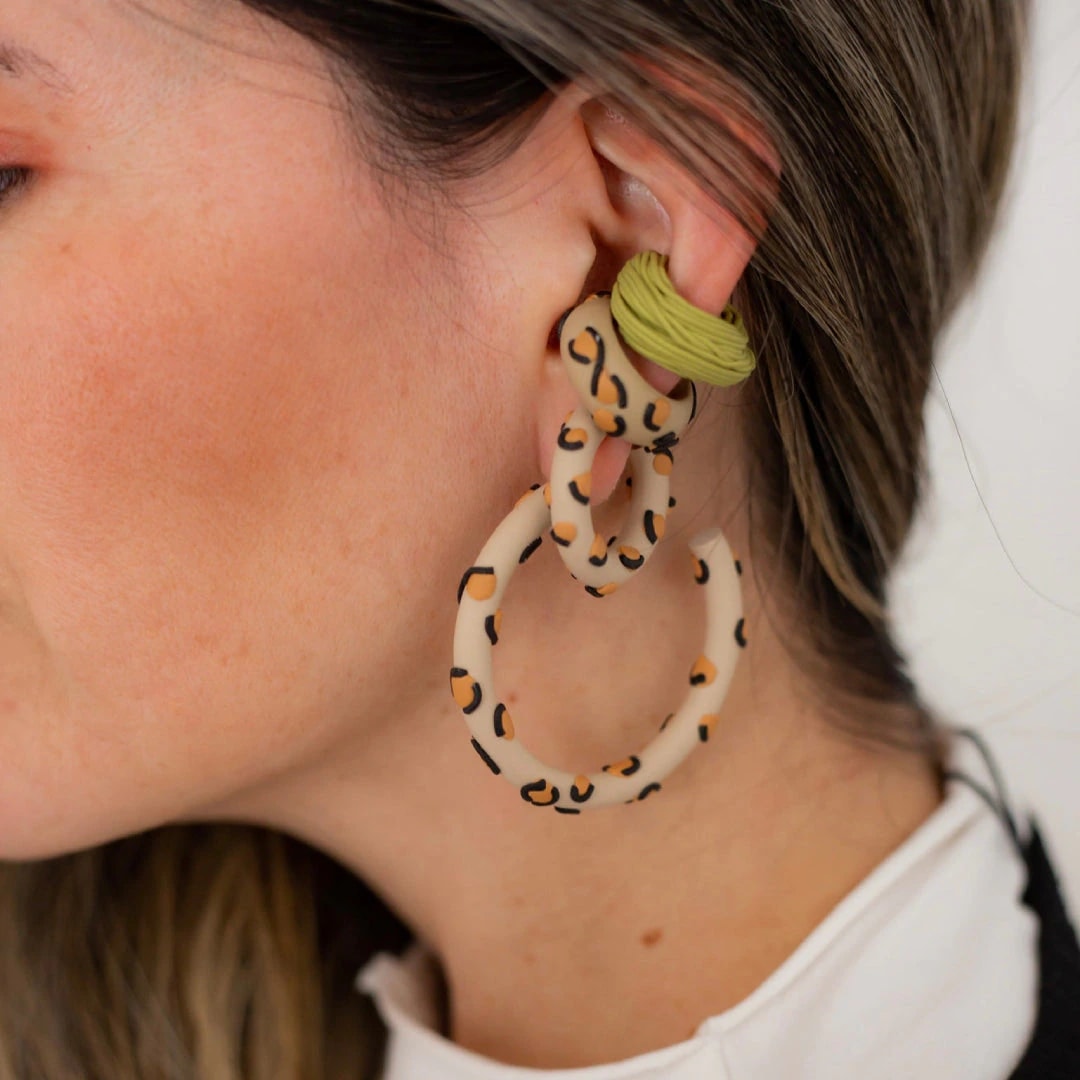 Hoops Martina Animal Print - imagen 1