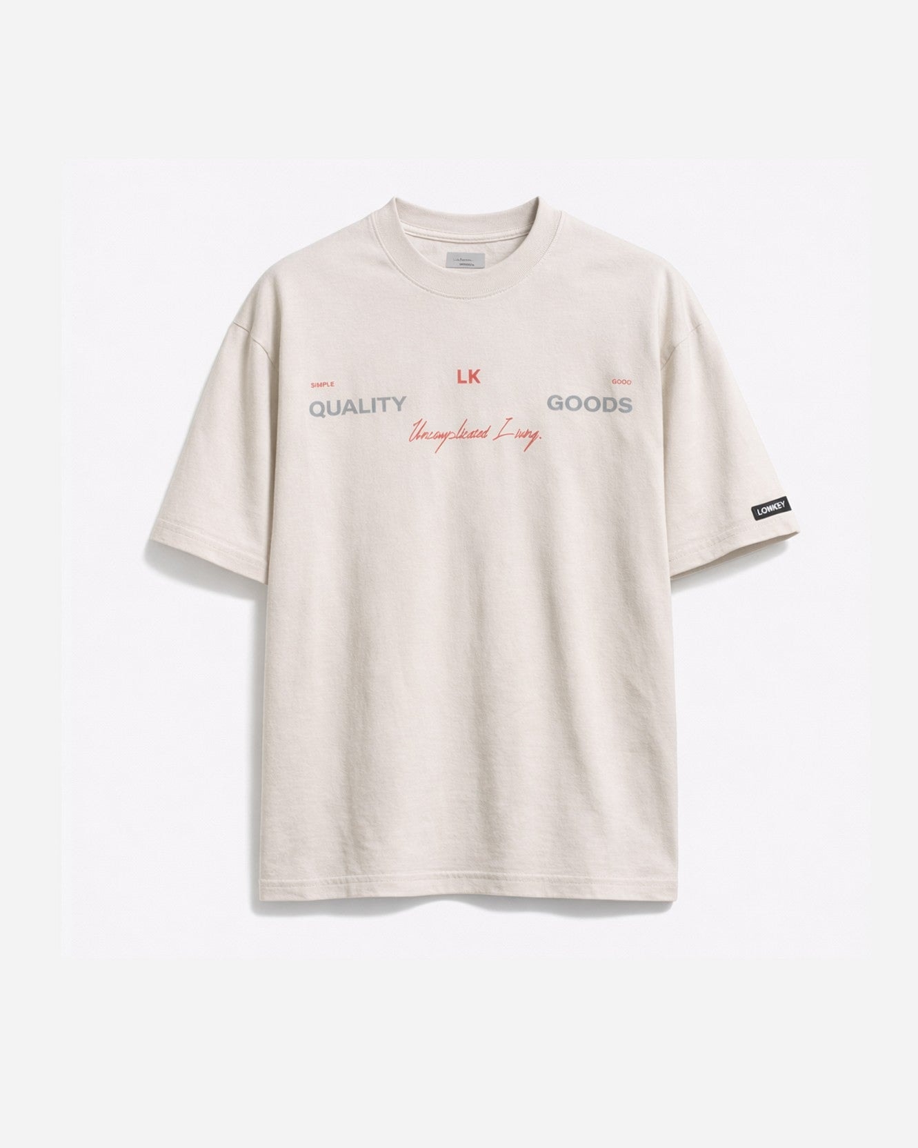 CAMISETA GRIS QG - GOODS - imagen 1