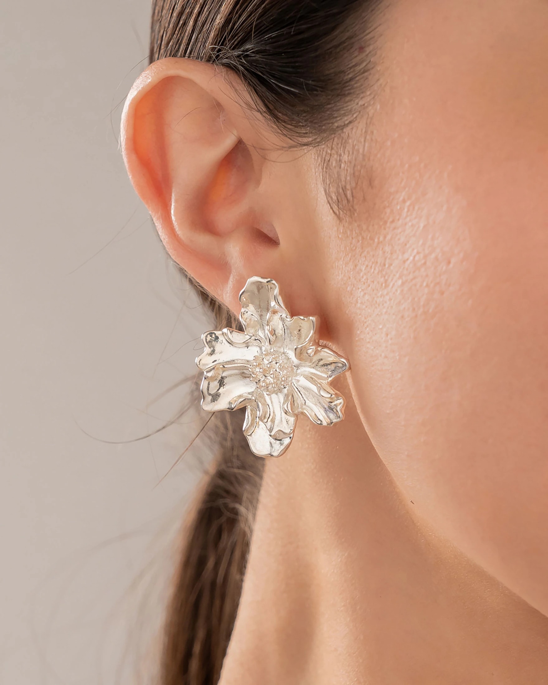 Aretes Flor Maxi - imagen 1