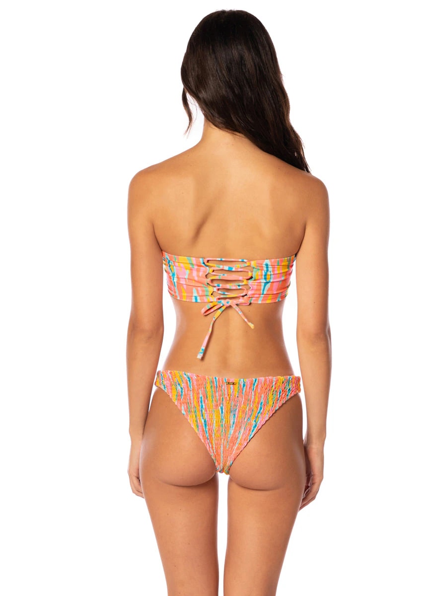 Maaji Mystic Ikat Splendour Regular Rise Thin Side Bikini Bottom - imagen 1