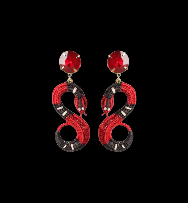 CORAL EARRINGS - imagen 1