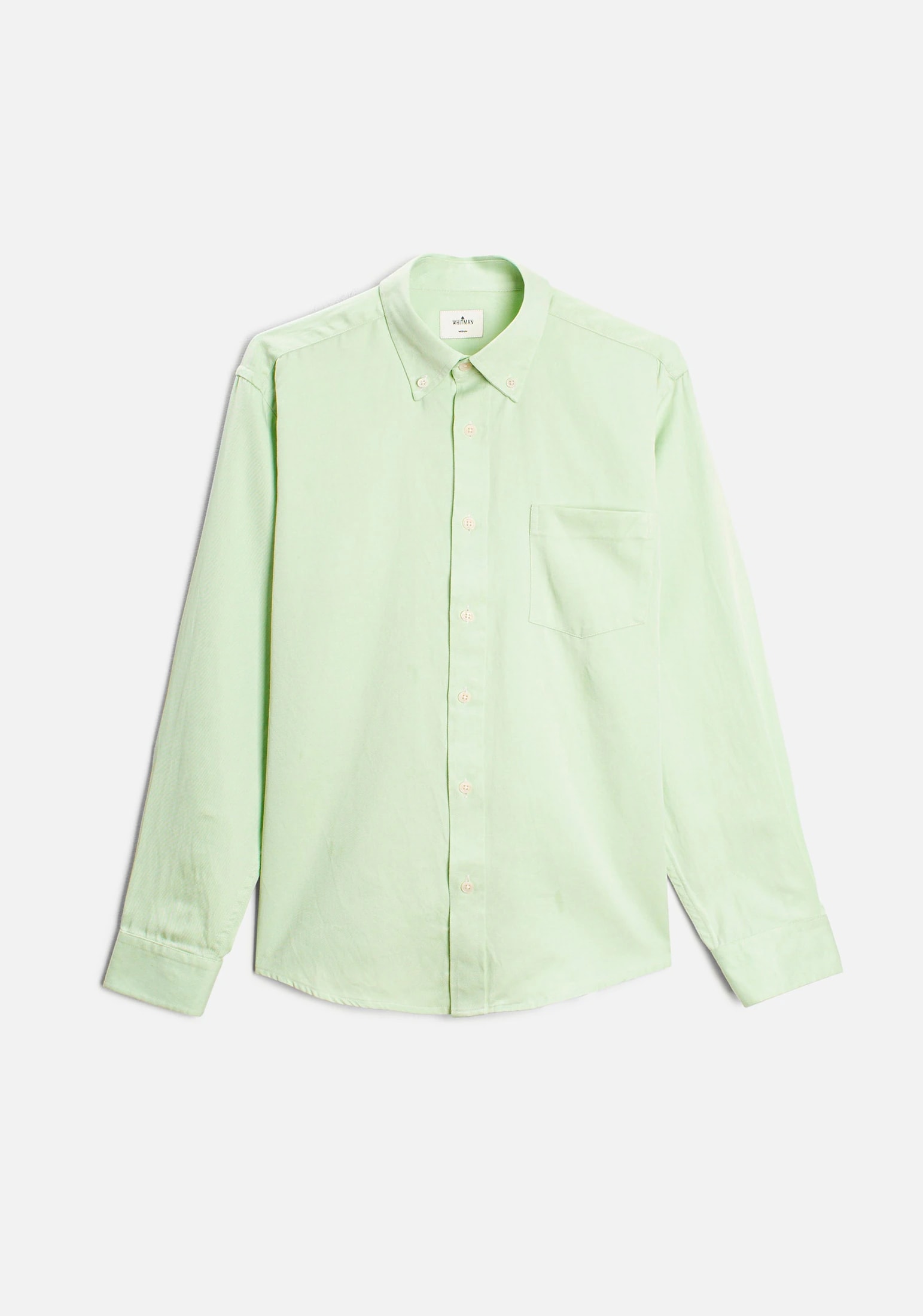 Camisa H CF Hamilton Tencel Verde Claro - imagen 1