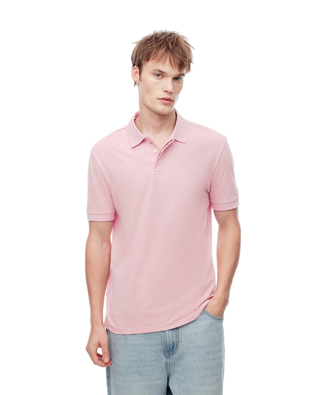 Polo slim palo de rosa hombre - imagen 1