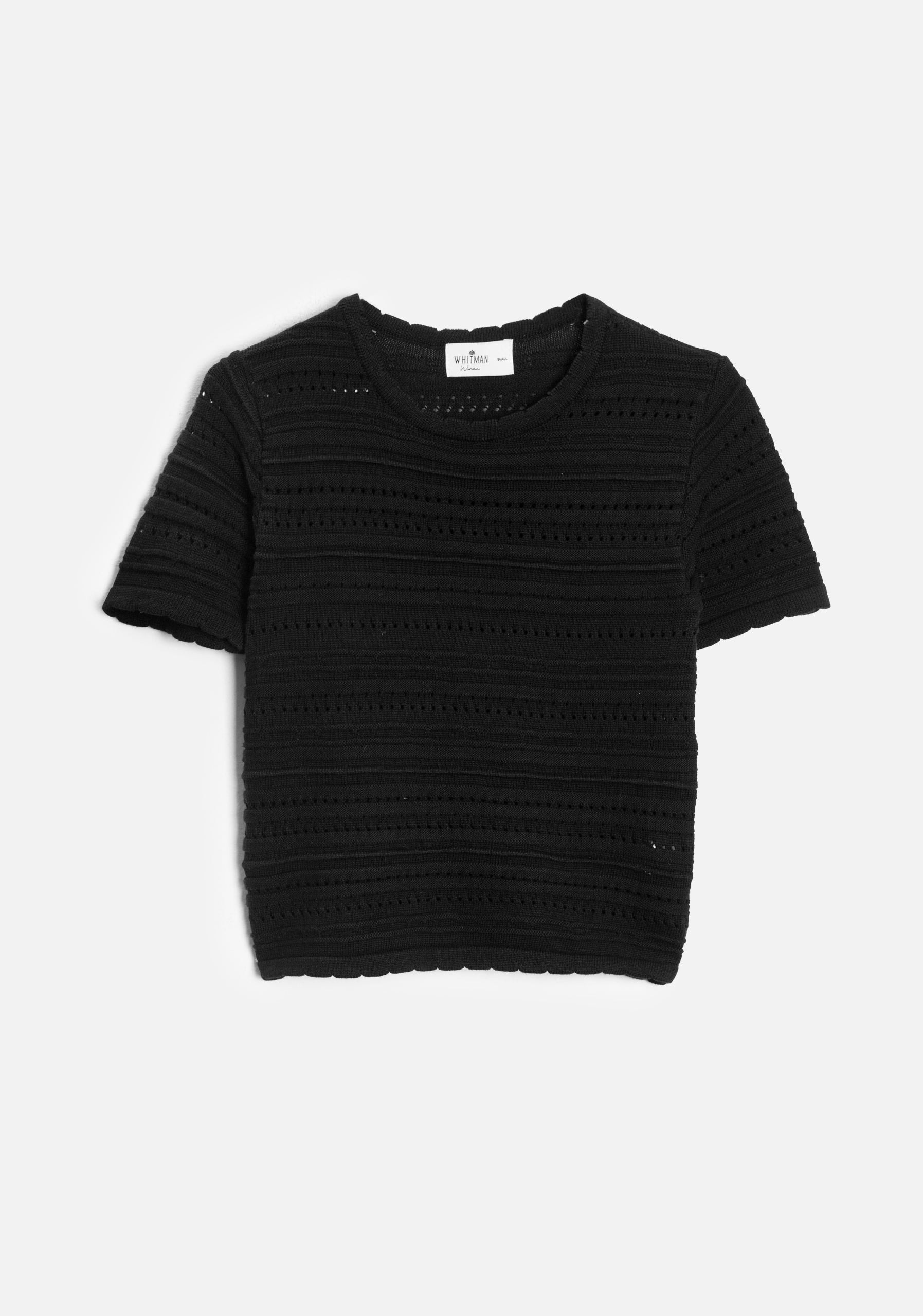 Camiseta Knit Odette negro - imagen 1