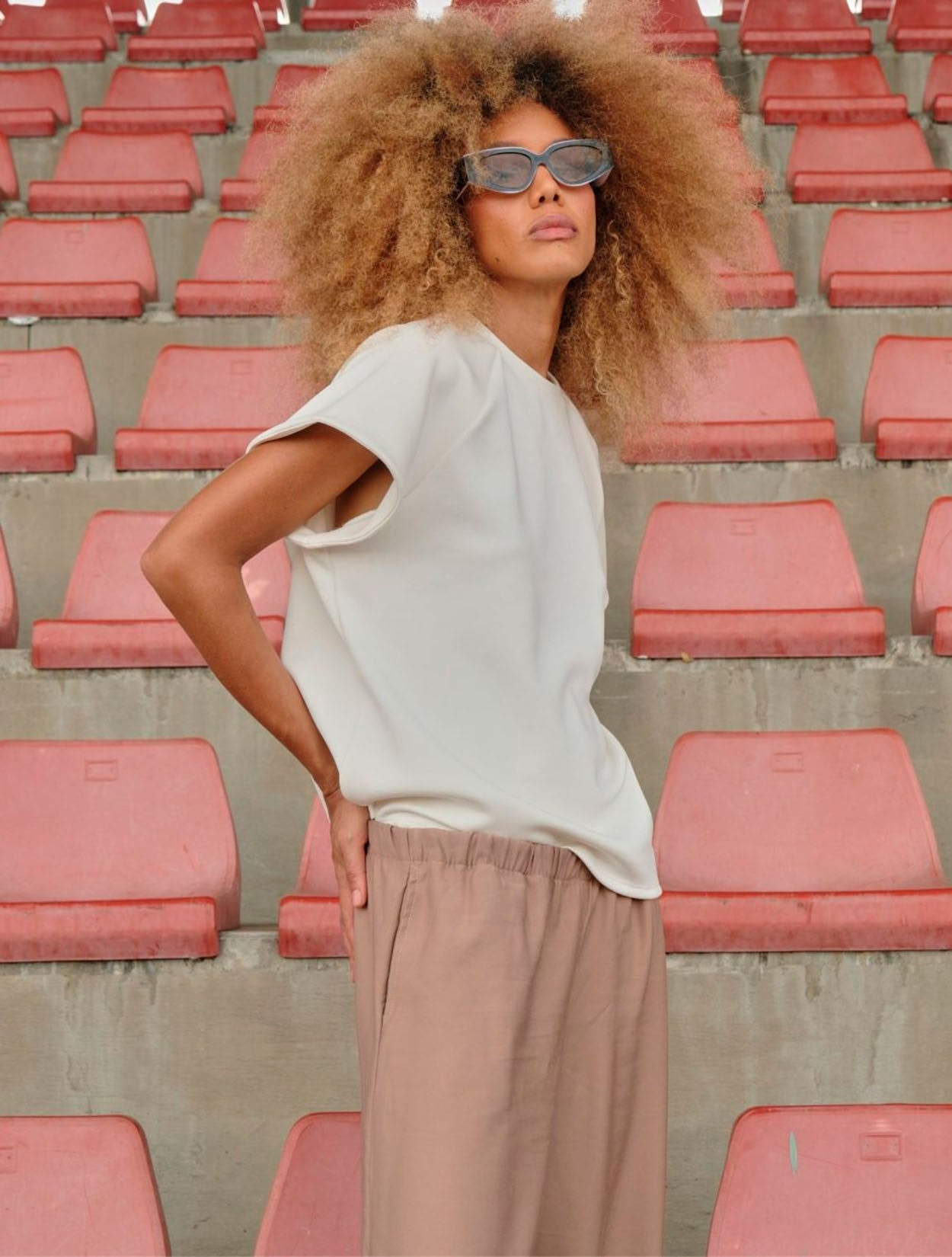BLUSA FRAME MODESSA IVORY - imagen 1