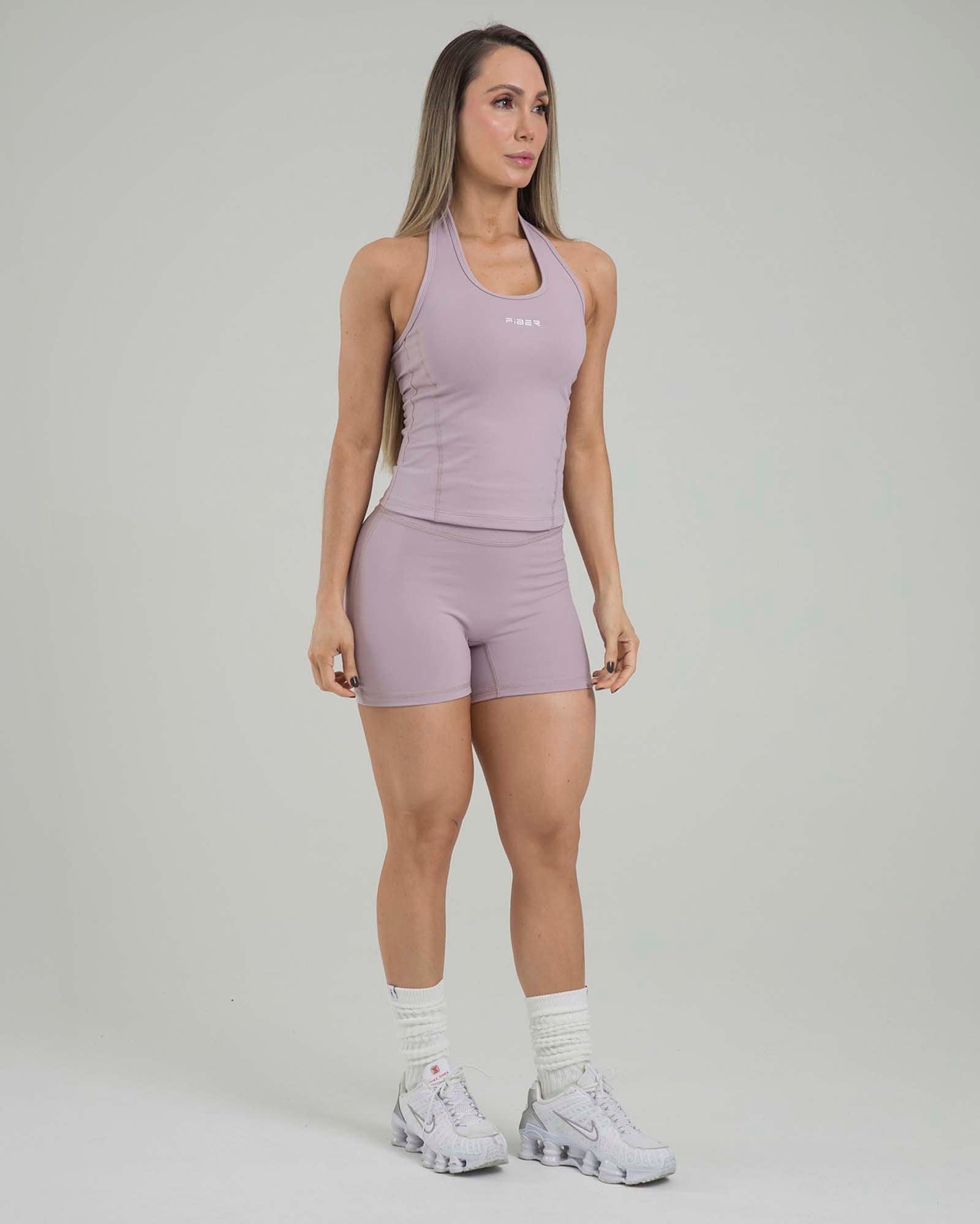 Short bold contrast rosa lilac lumen FIBER - imagen 1