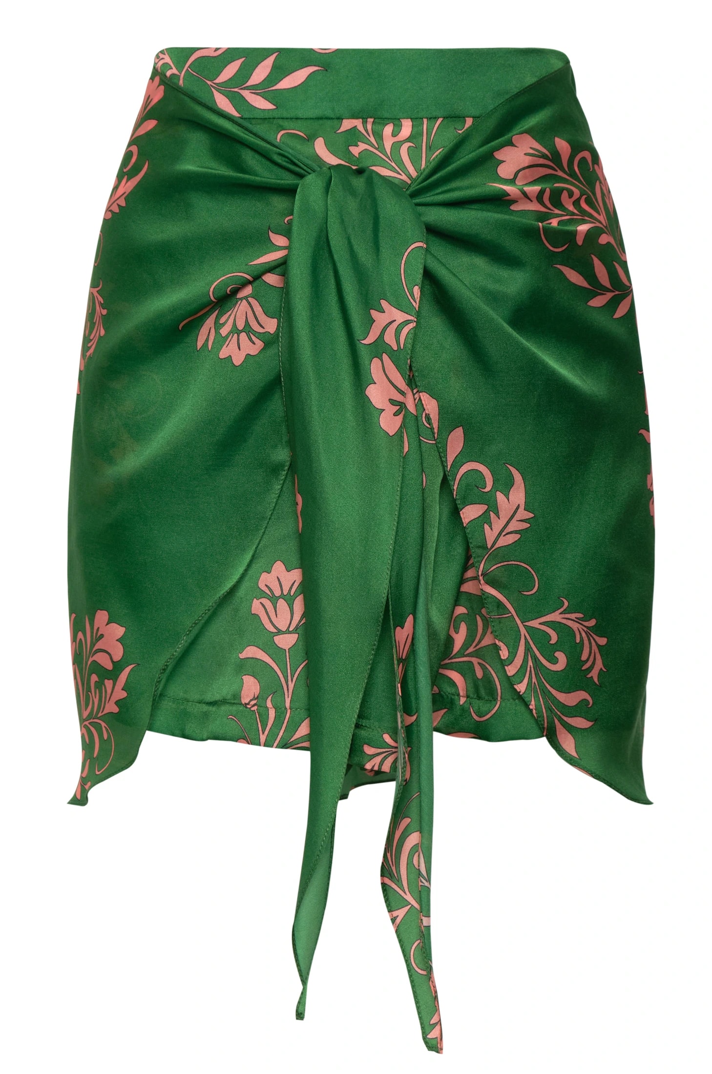 Bamboleiro Cotton Silk Short / Green Buganvilias - imagen 1