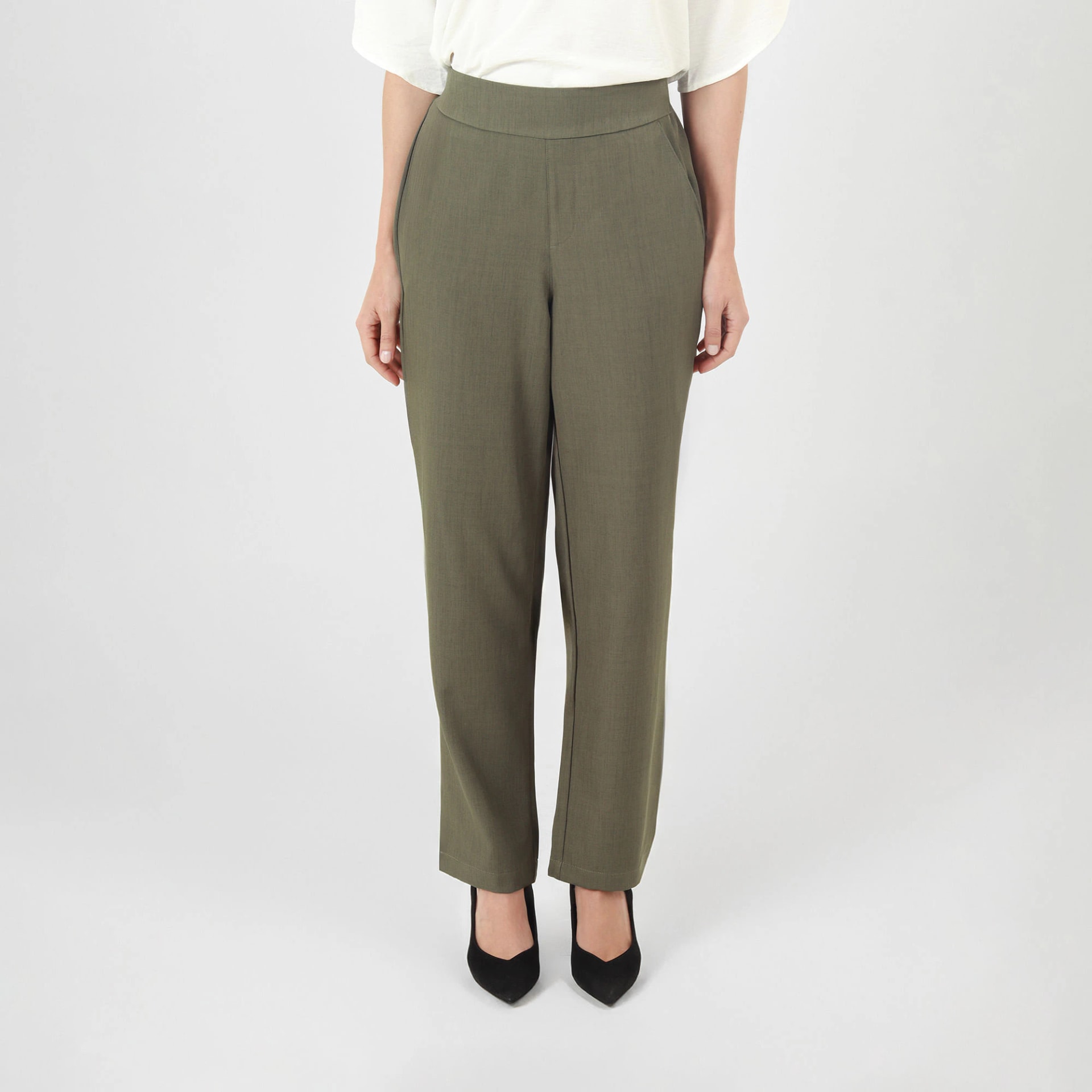 Pantalon Tiro Medio Bota Recta - imagen 1