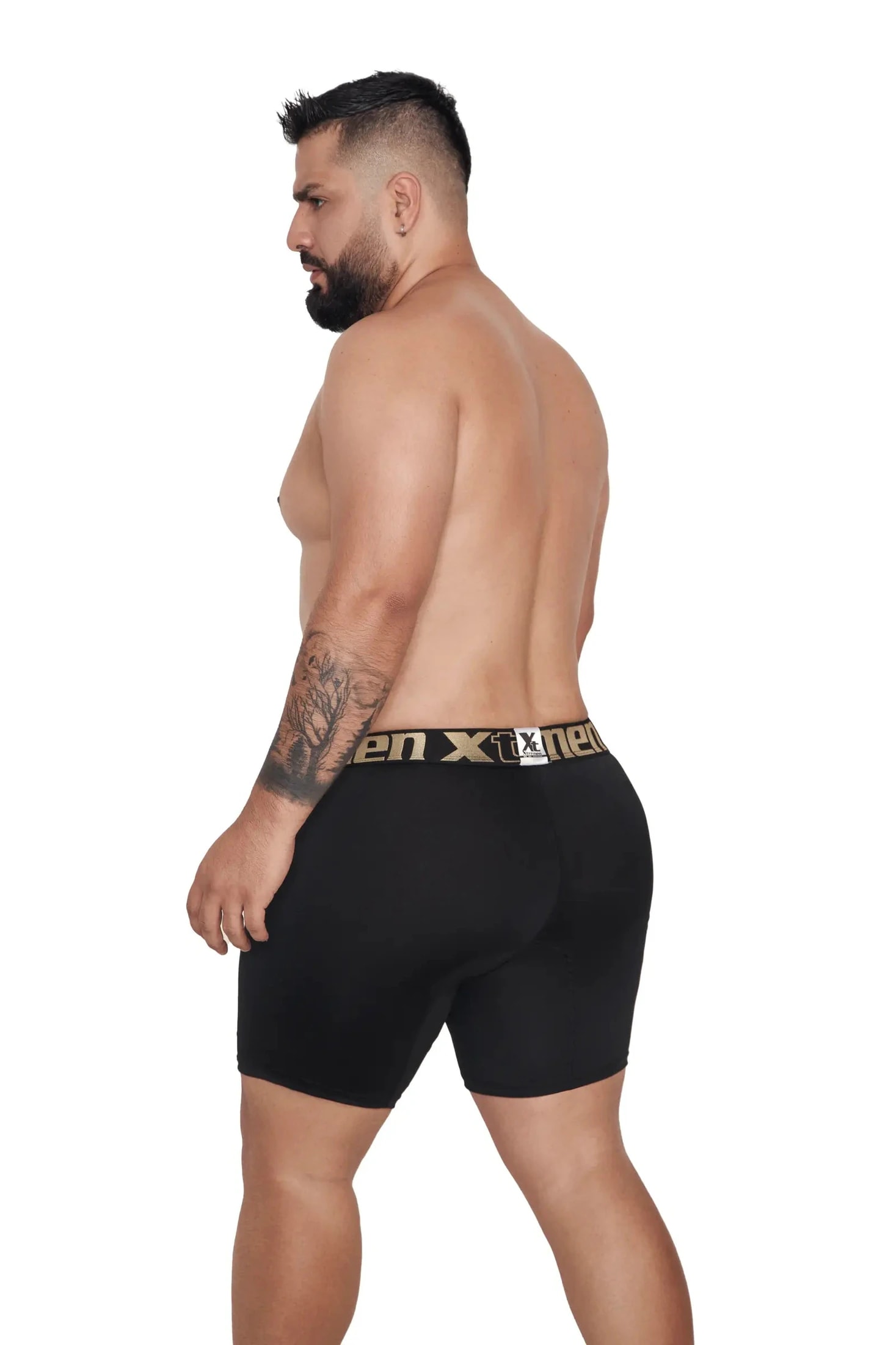 BOXER MICROFIBRA FONDO ENTERO EXTRAGRANDE NEGRO - imagen 1