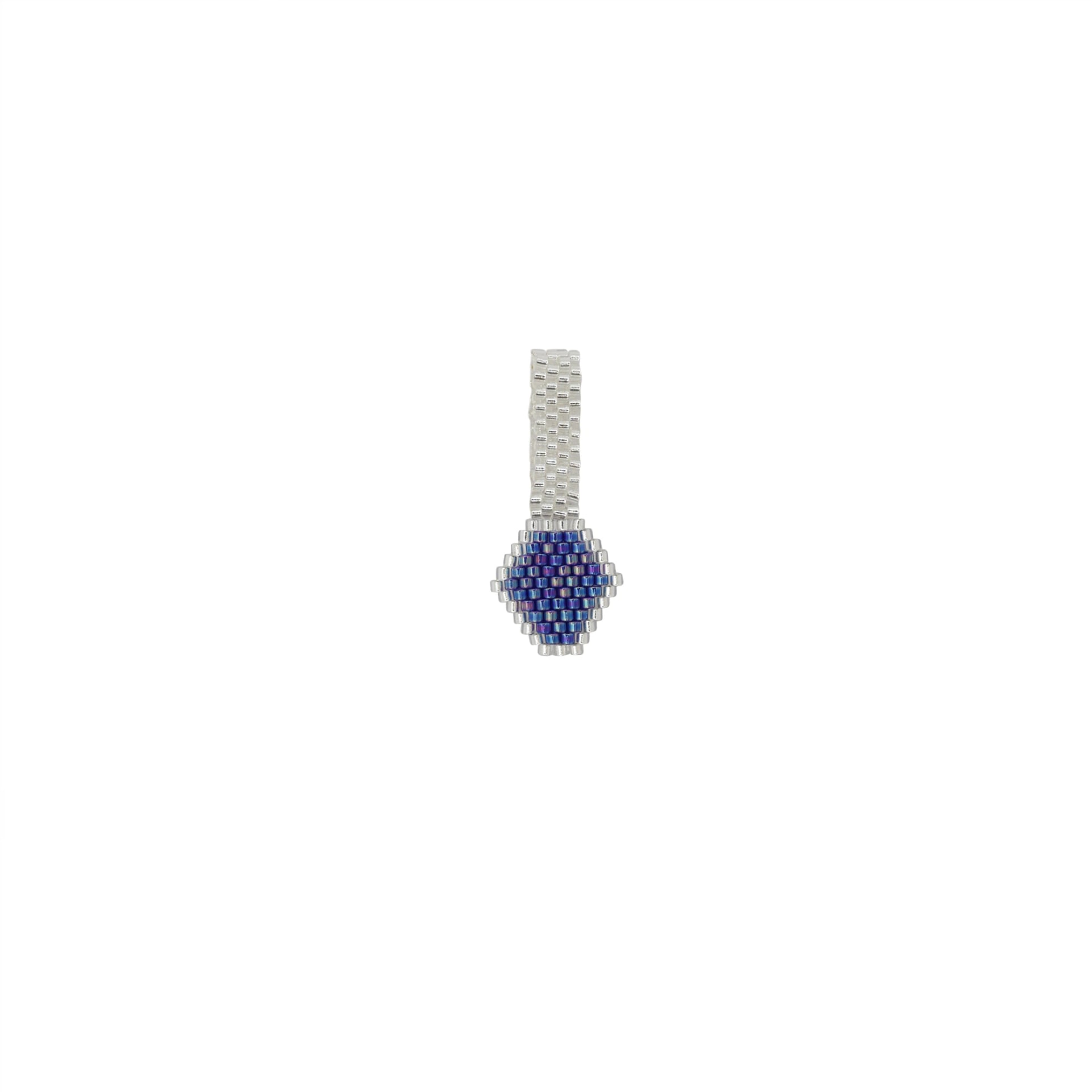 Dije Ojito Eco Silver and Metallic Blue - imagen 1