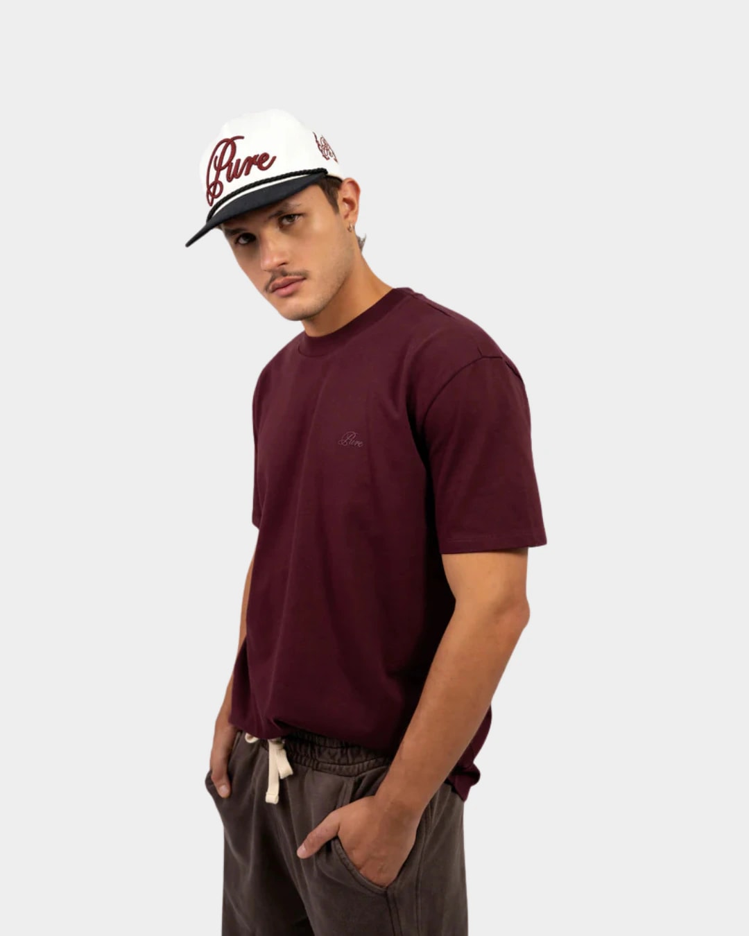 CLASSIC BURGUNDY T-SHIRT - imagen 1