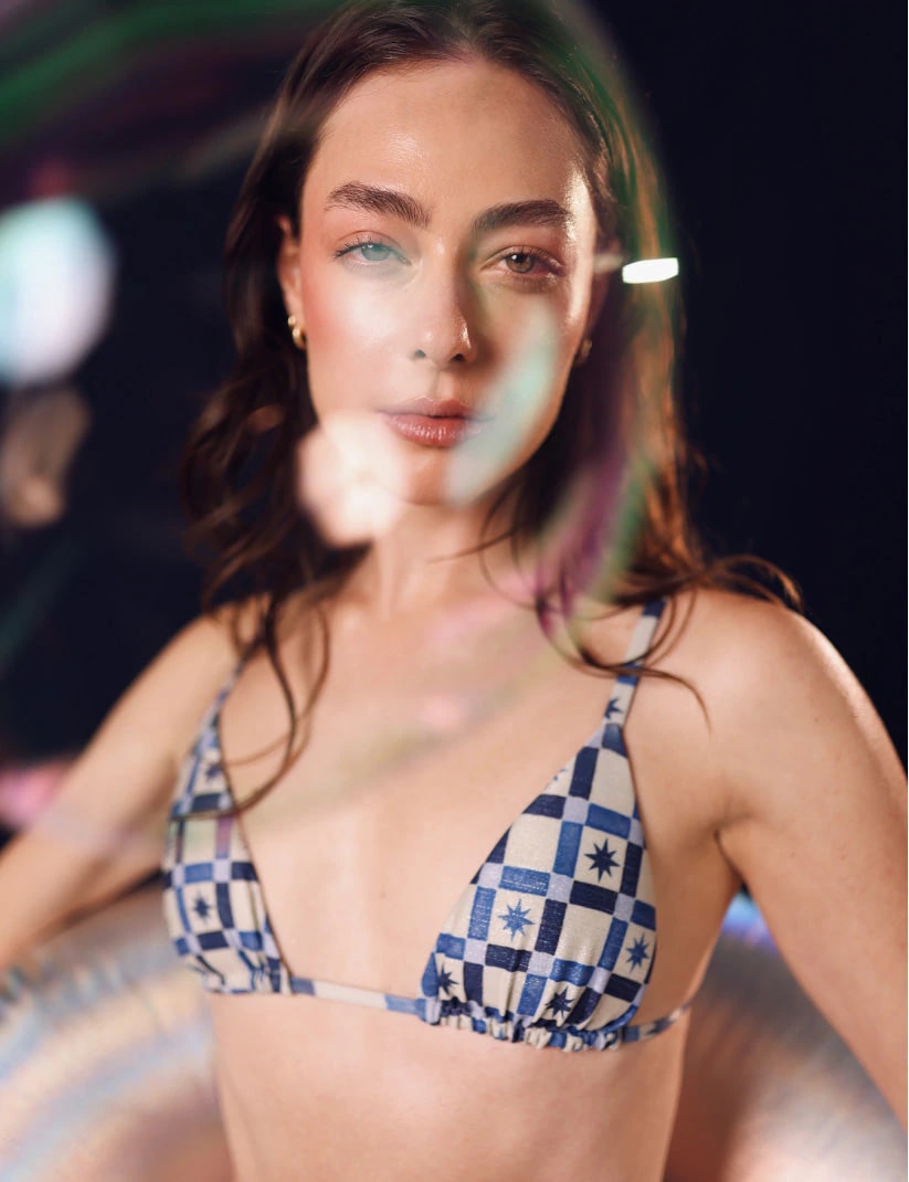 Top de Bikini Via Lactea Azul - imagen 1