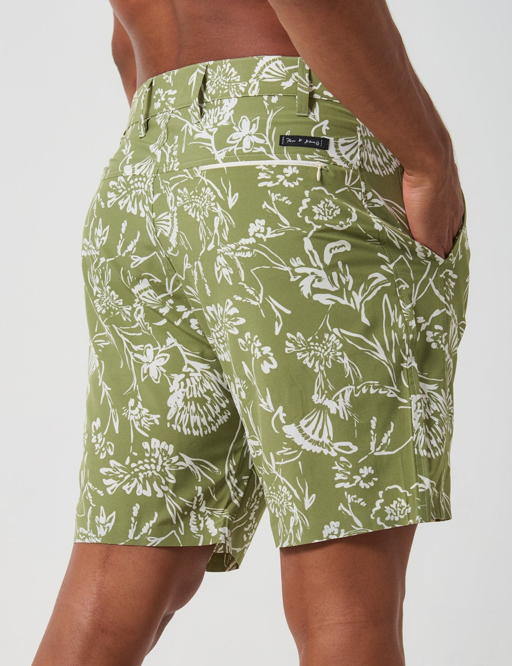 Recess Short 18" Verde + beige Hombre - imagen 1