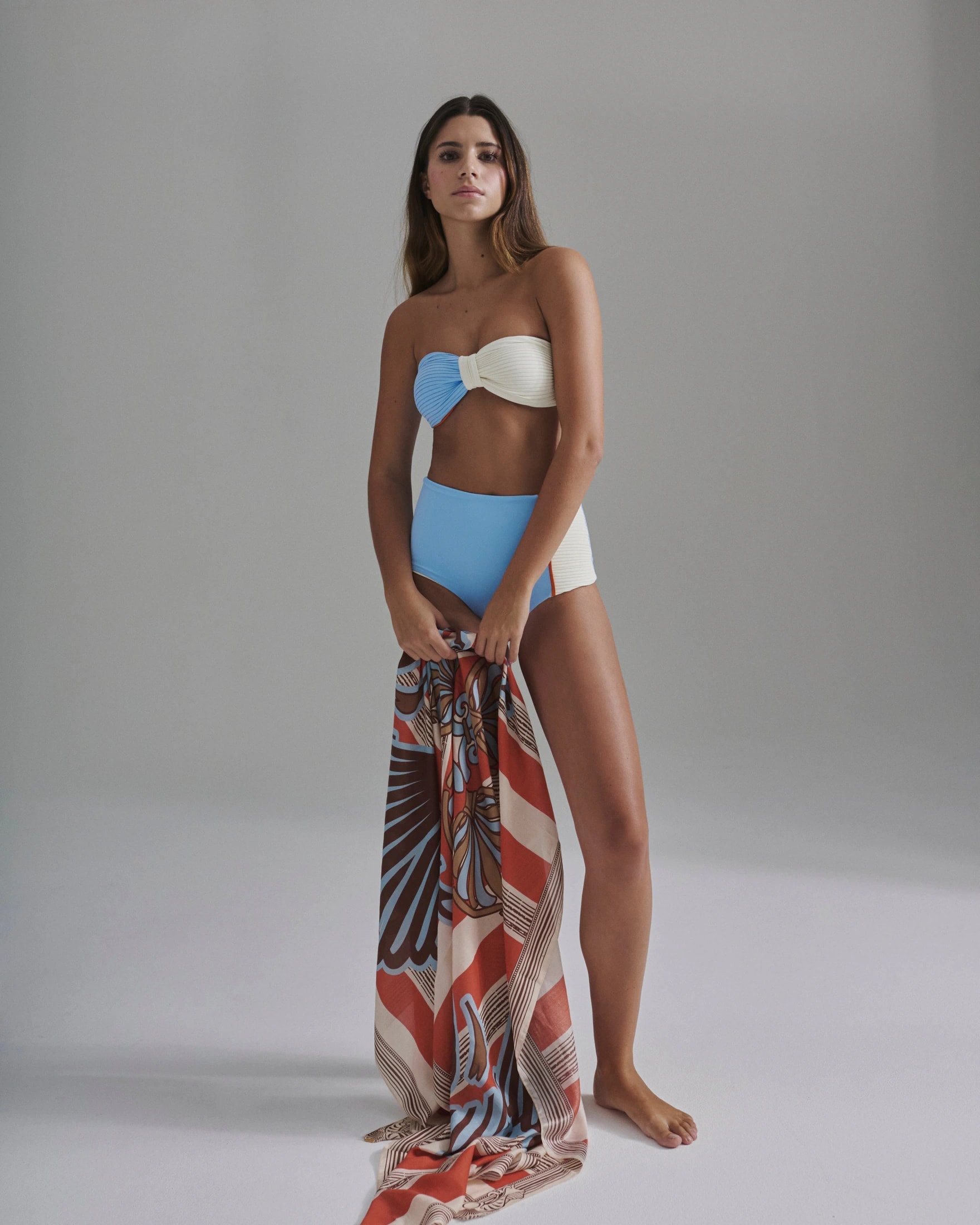 Frida Bottom / Sky Blue - Ivory - imagen 1