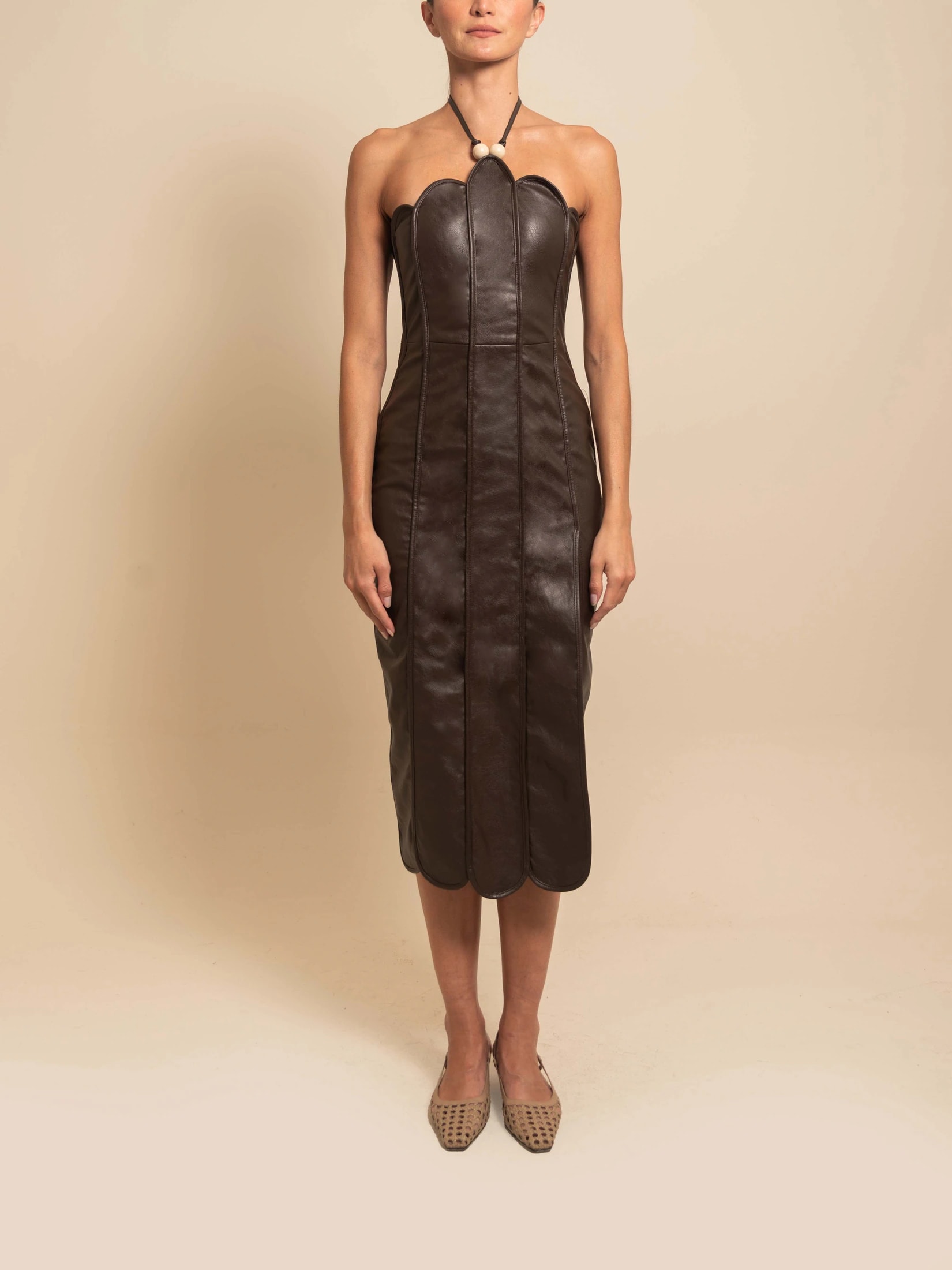 LEONOR DRESS ESPRESSO - imagen 1