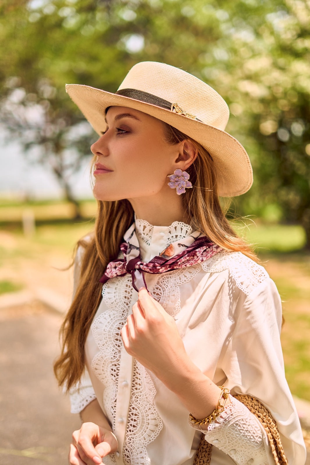 SOMBRERO MARIPOSA BOATER BLACK - imagen 1