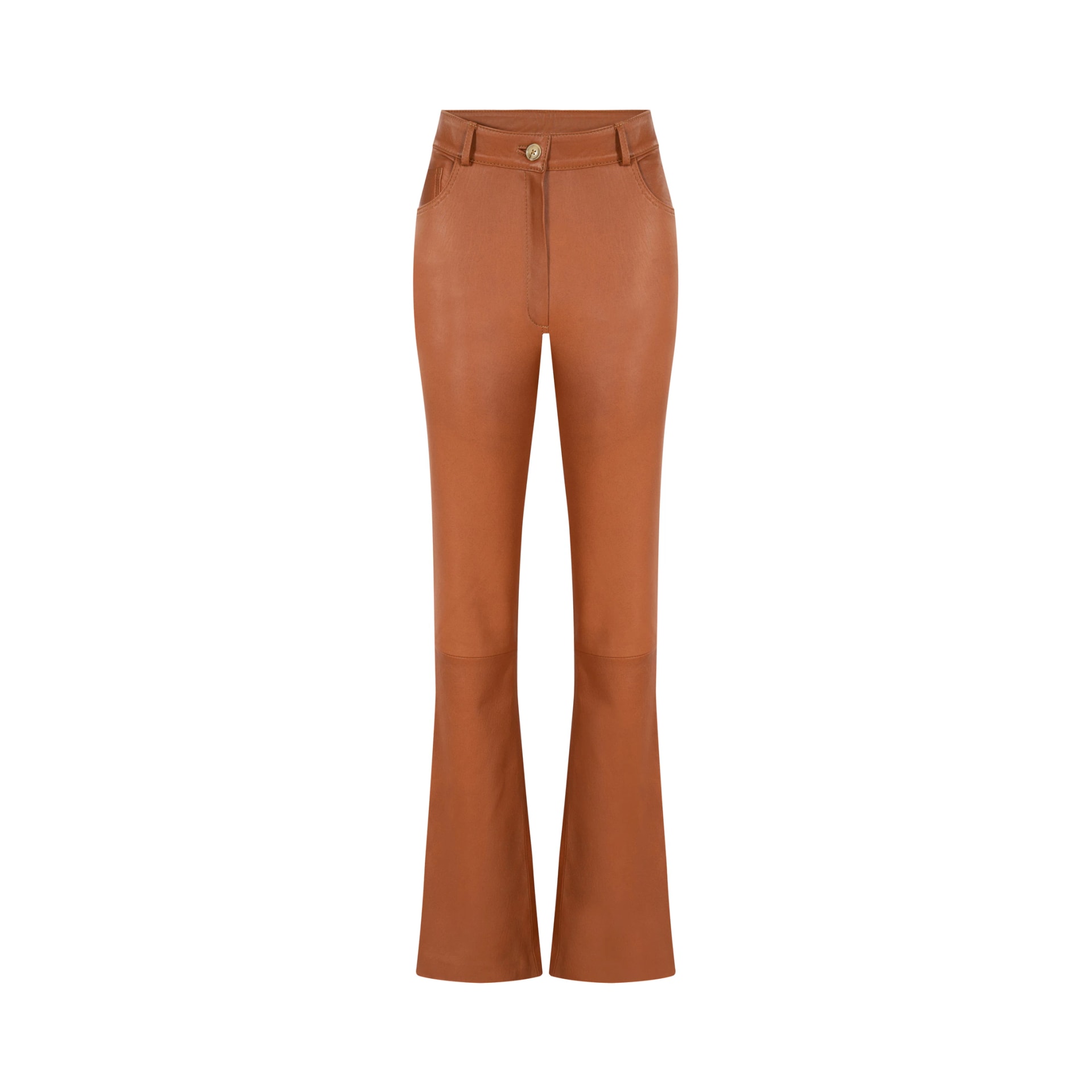 HIGH RISE SEMI WIDE LEG LEVI 5 POCKET PANTS - imagen 1