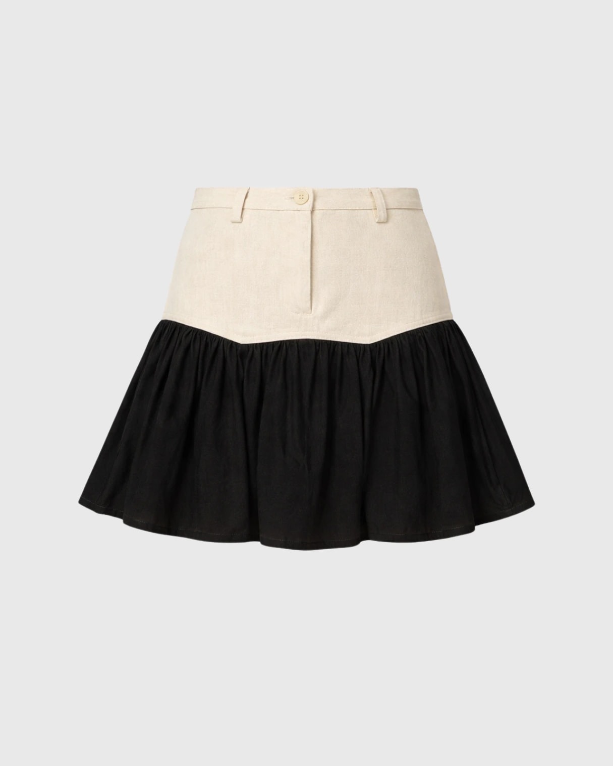 SAND STRIPE MINI SKIRT (NIGHT) - imagen 1
