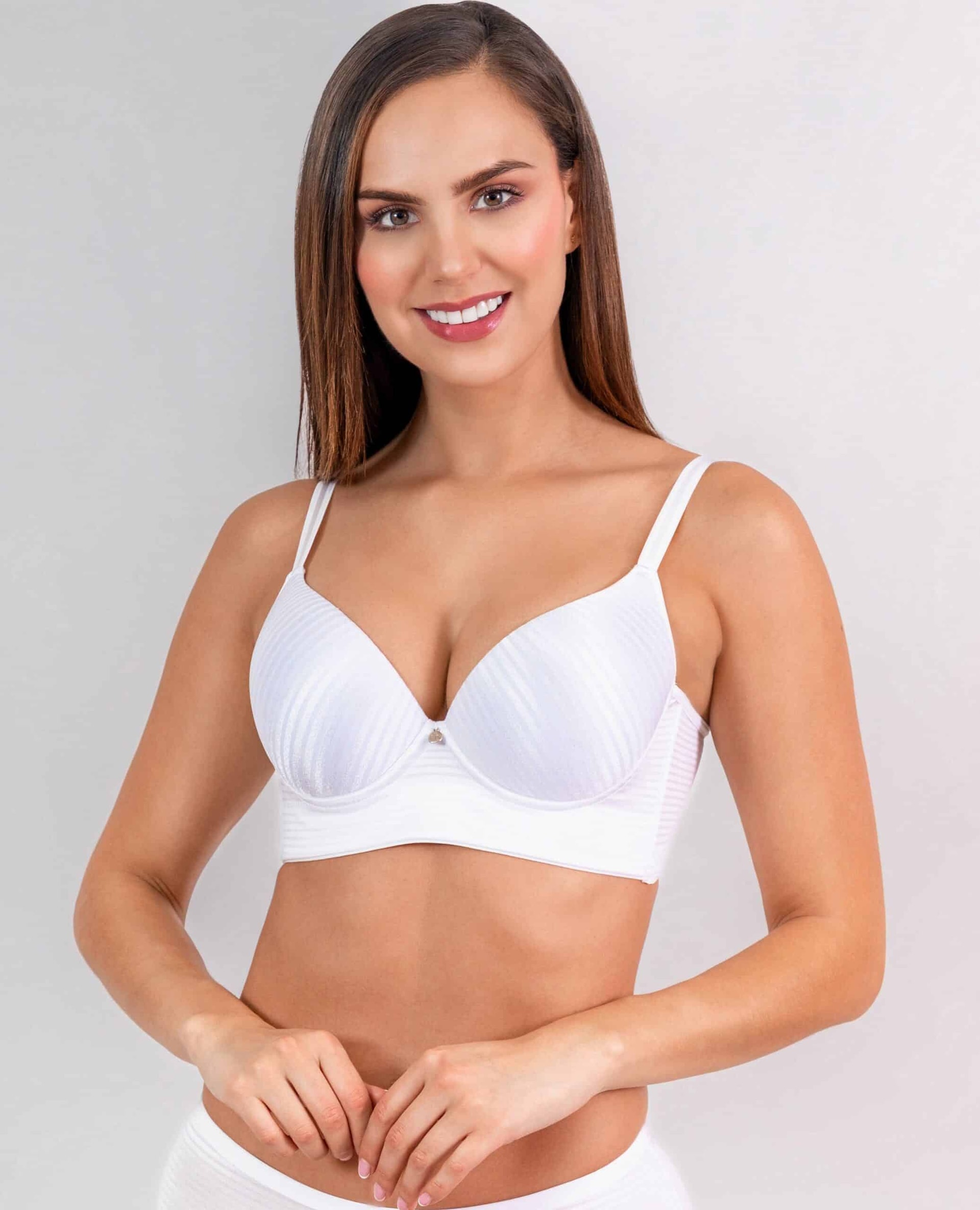 Brasier con Realce y Base Ancha en Spandex - imagen 1