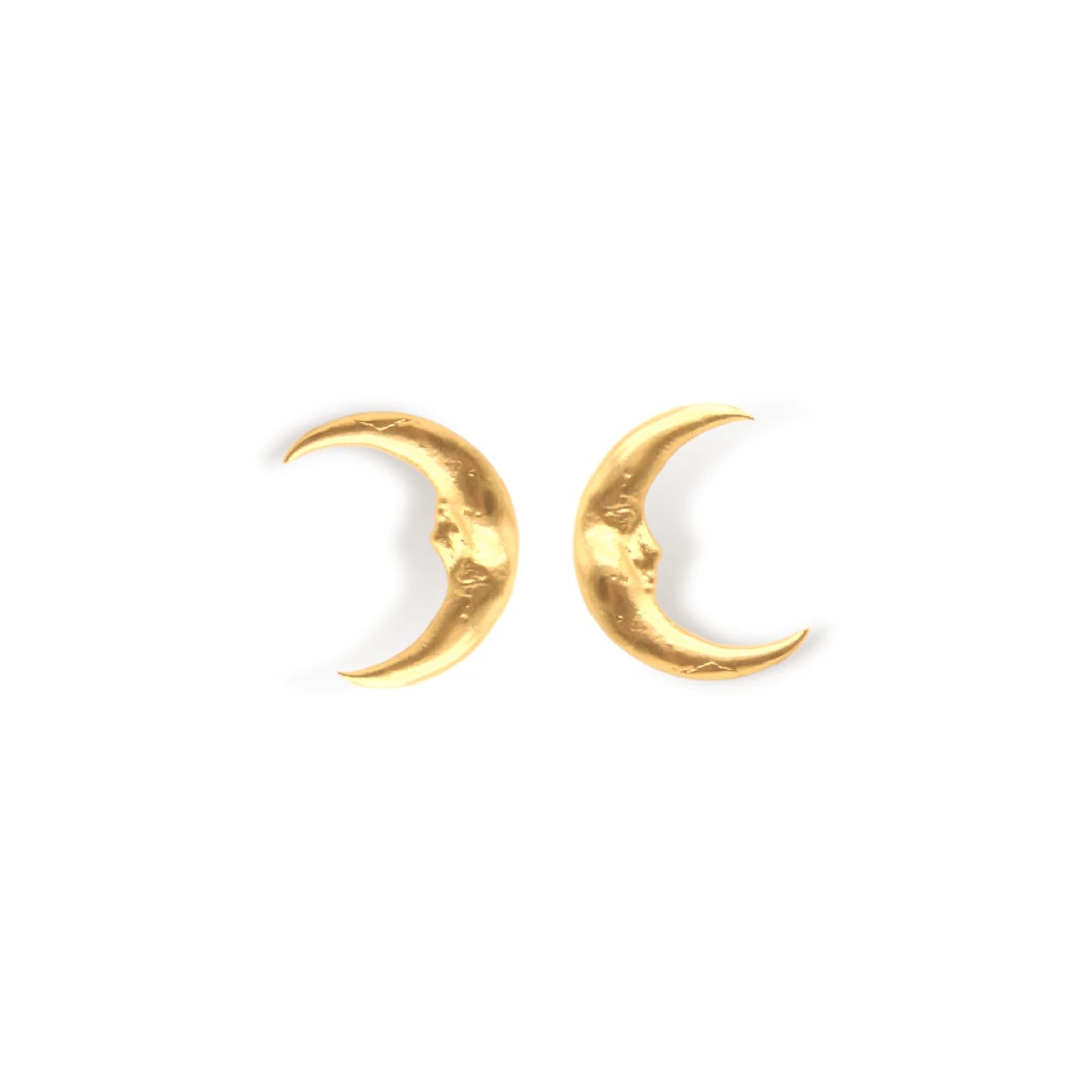 Aretes de media luna pequeña - imagen 1