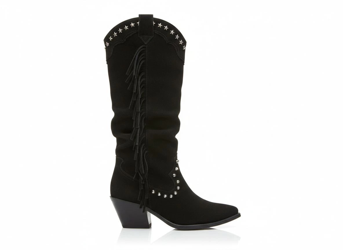 BOTA FLECOS NEGRO - imagen 1