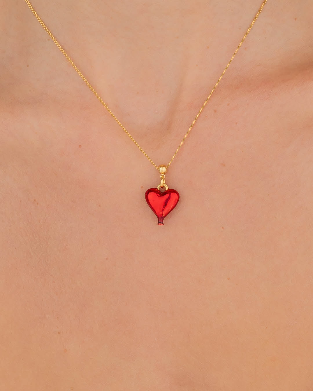 Choker Corazón Globo Rojo - imagen 1