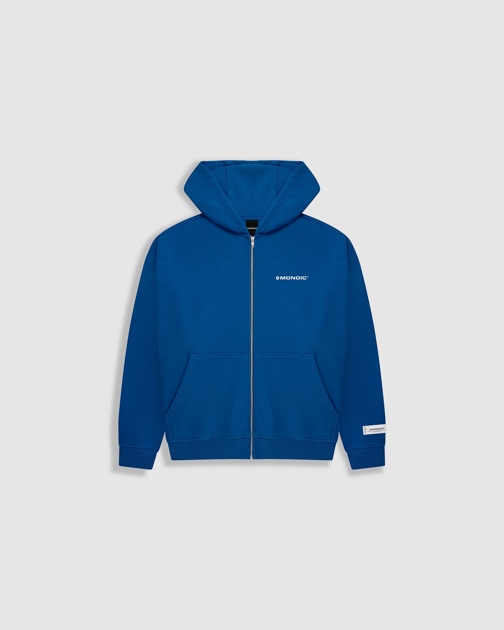 Zip Hoodie Oversized Básico V4 - Azul Cobalto - imagen 1