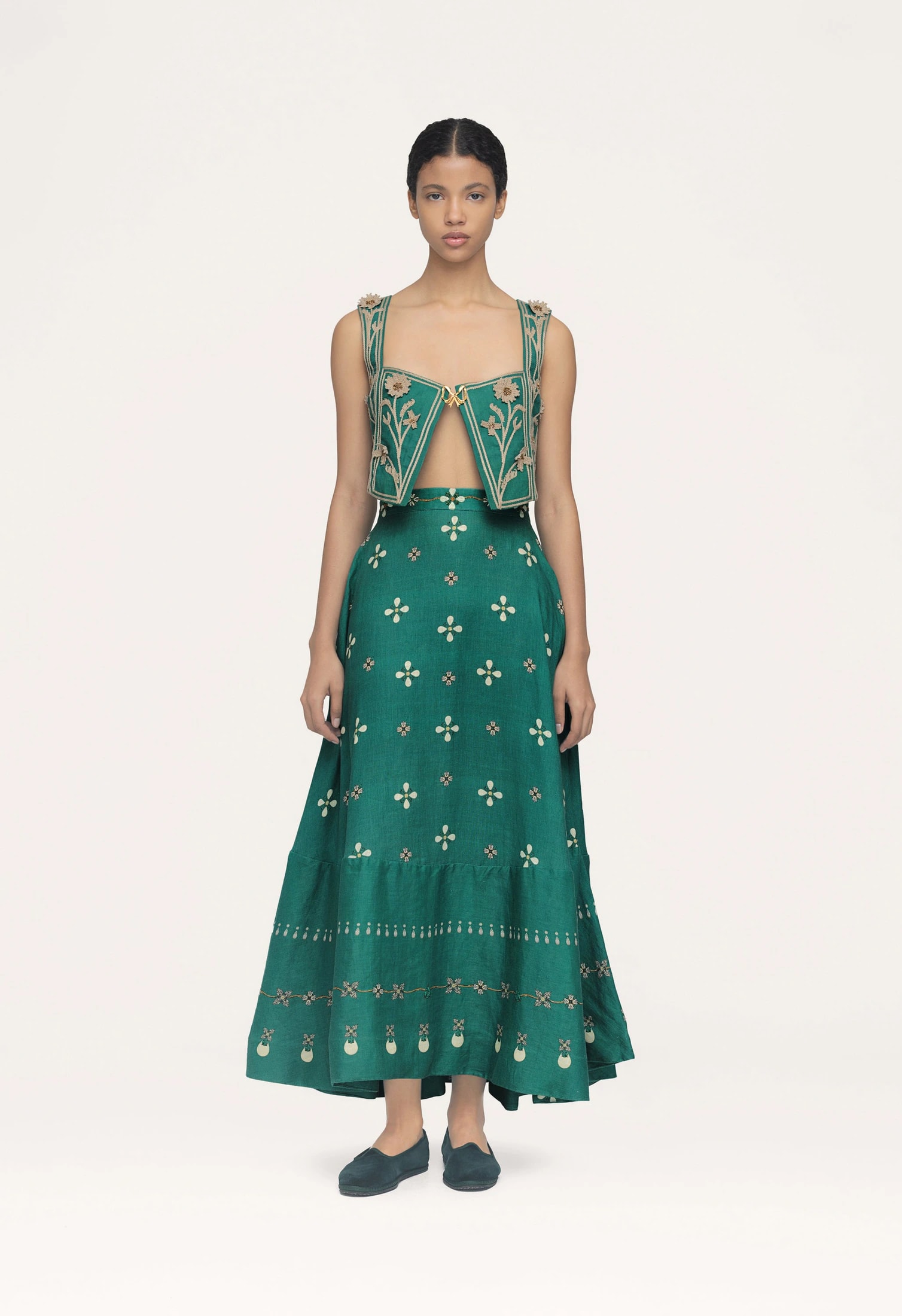 Bel Mar Esmeralda Maxi Skirt - imagen 1