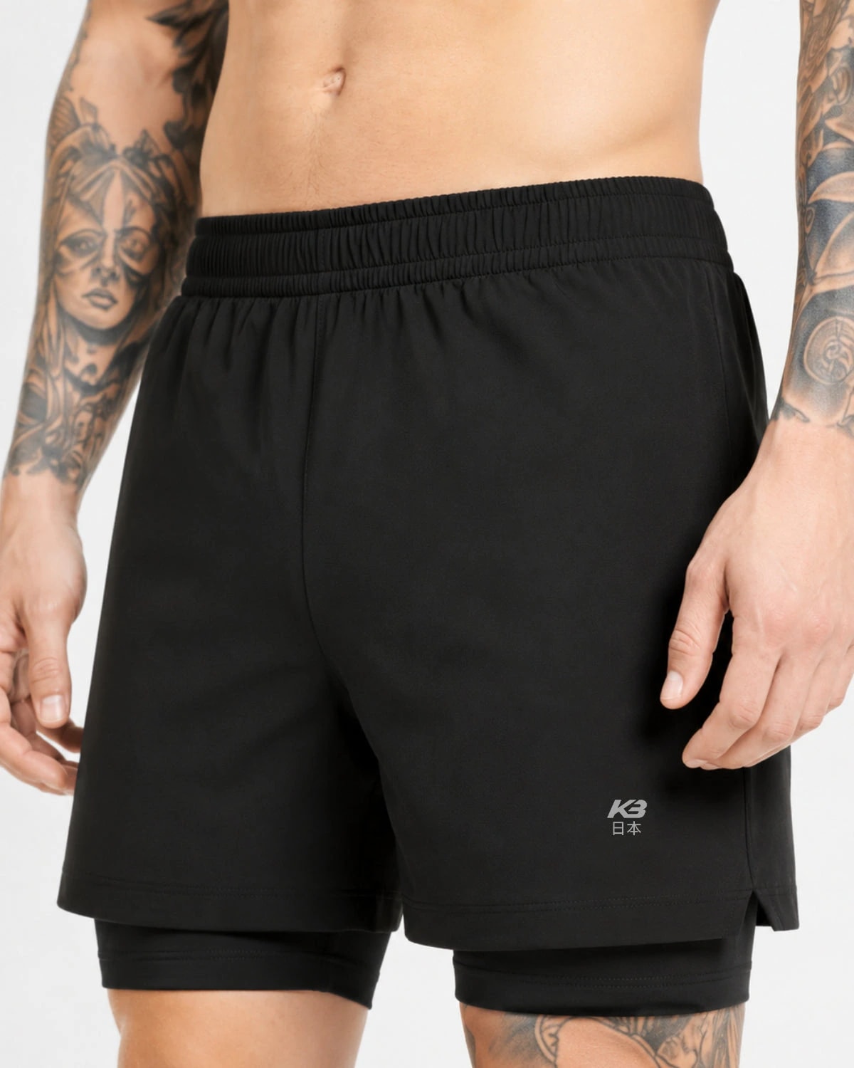 Pantaloneta Con Licra Y Bolsillo Kaybu Japan┃KBMEN RF.446 - imagen 1