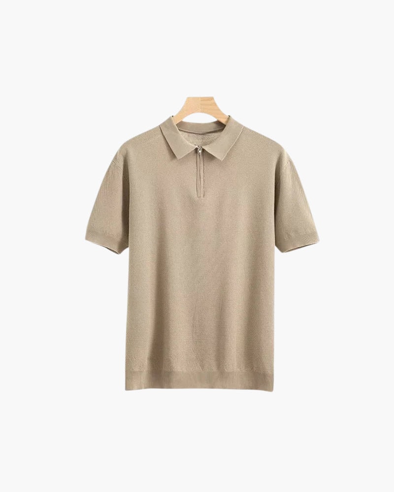 Marbella Zip Up Polo - imagen 1
