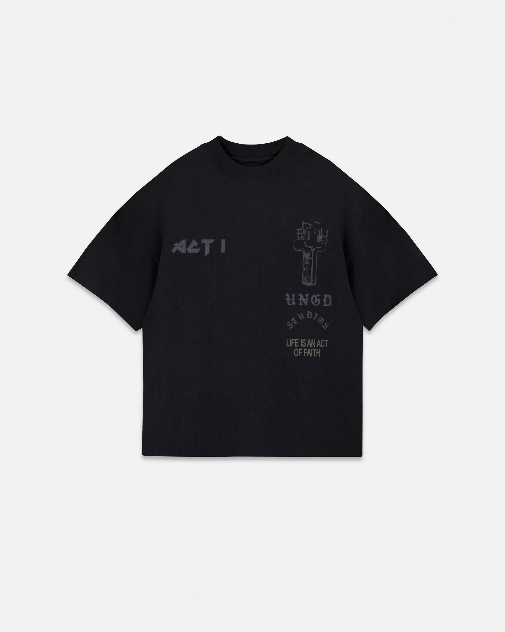 Act 1 Essence Fit Tshirt Vintage Black - imagen 1