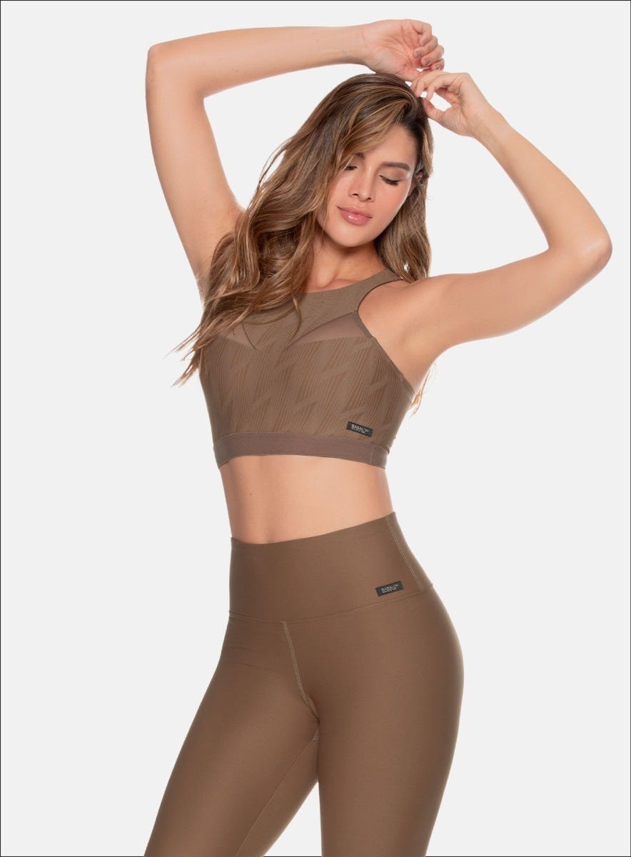 TOP DEPORTIVO  POLIAMIDA JACQUARD – PRECIO ESPECIAL - imagen 1