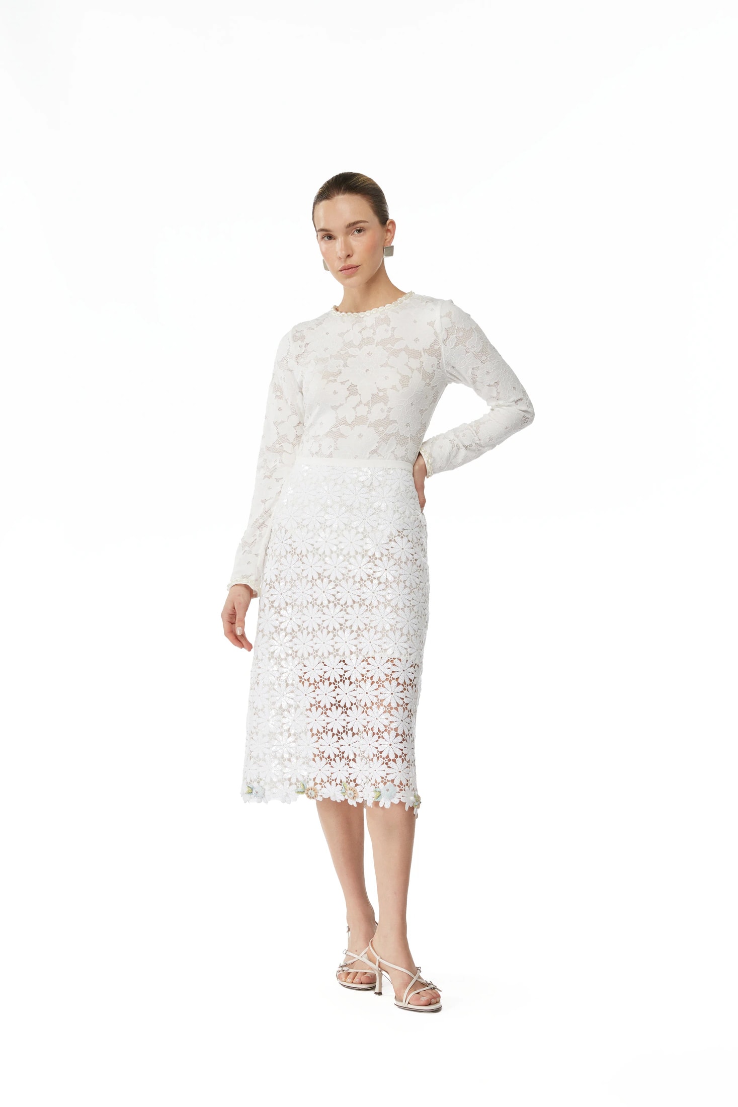 DESIRE MAXI SKIRT WHITE - imagen 1