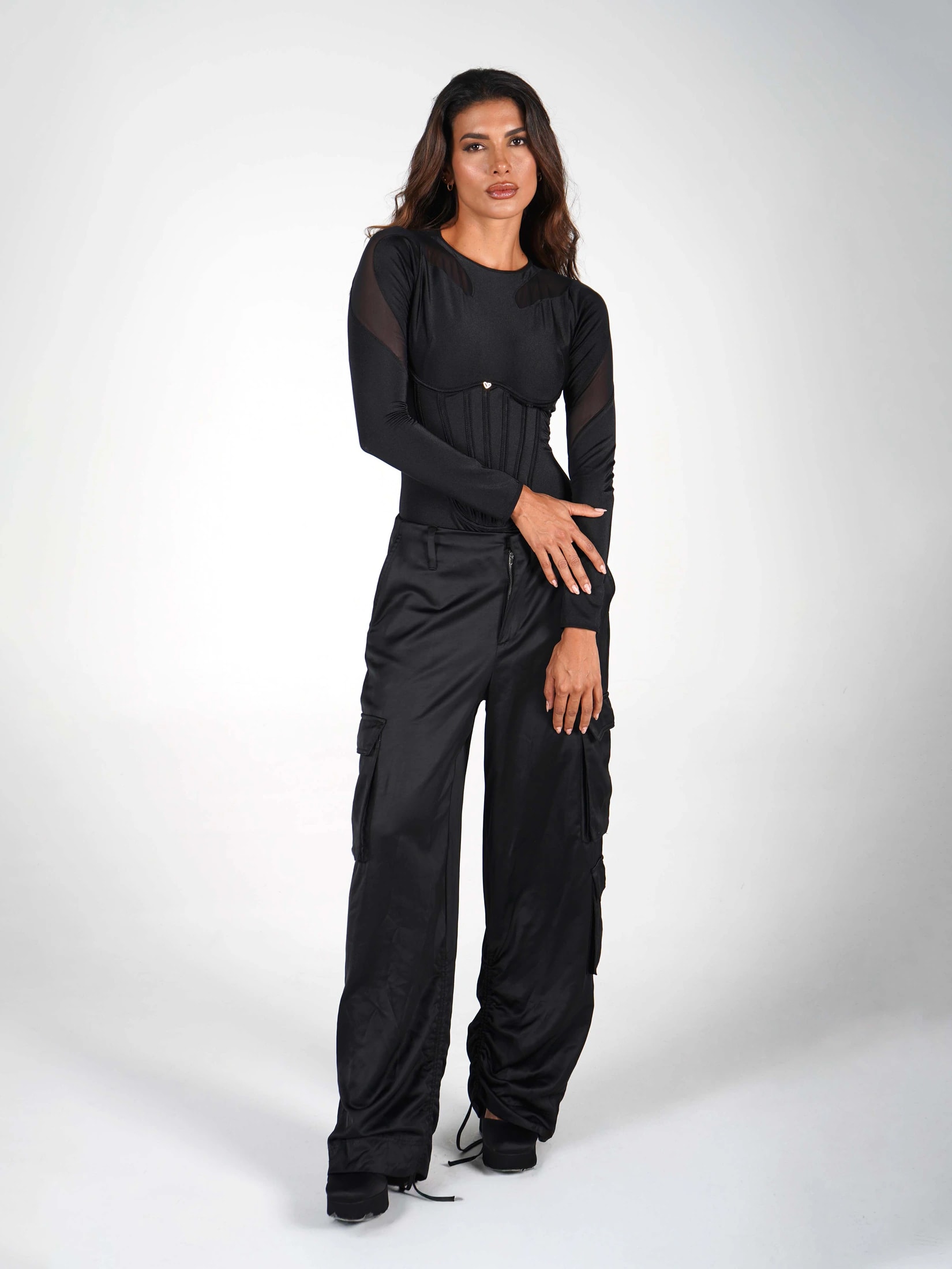 BODY ANÉMONA NEGRO - imagen 1