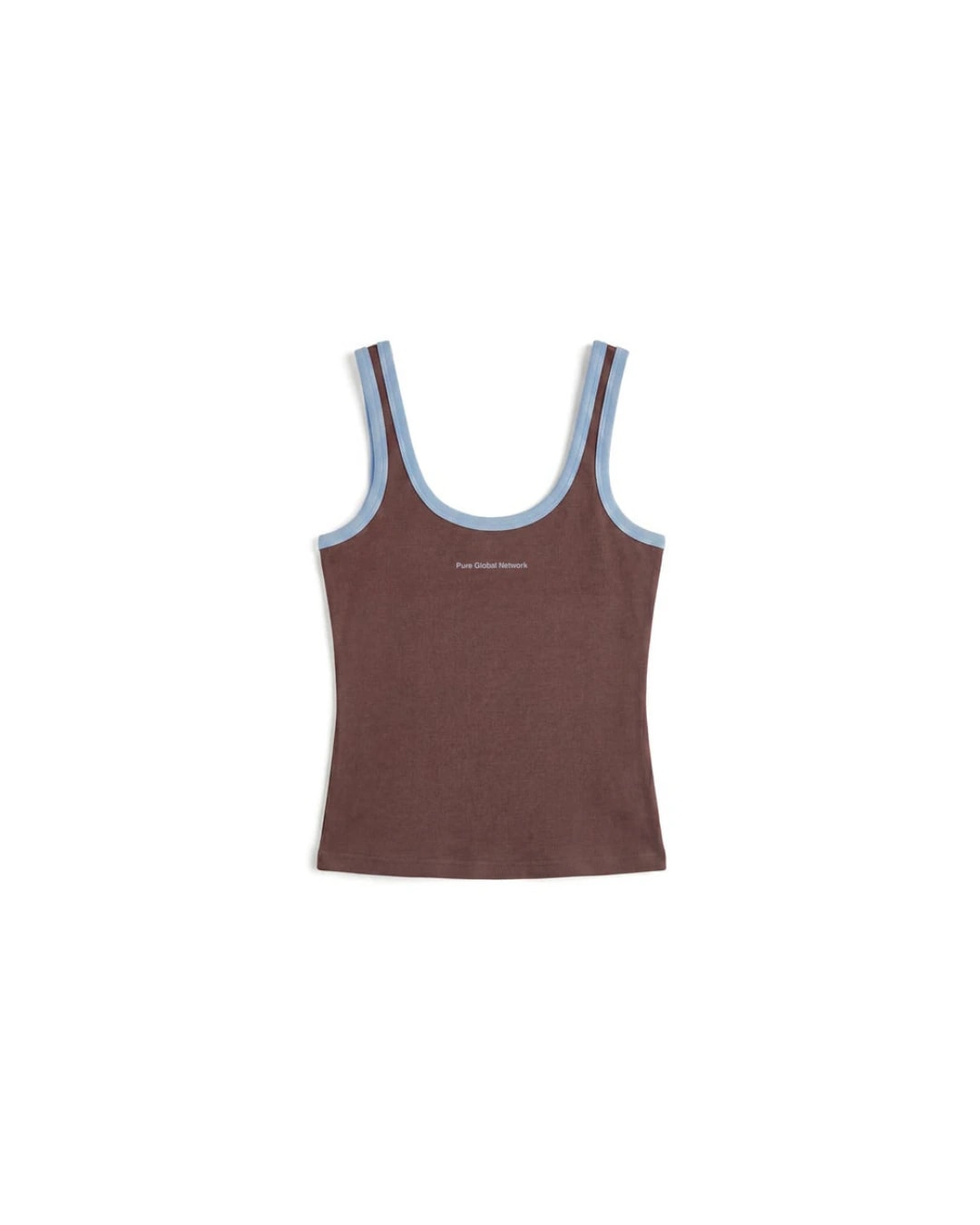 ACROSS THE LINES BROWN TANK TOP - imagen 1
