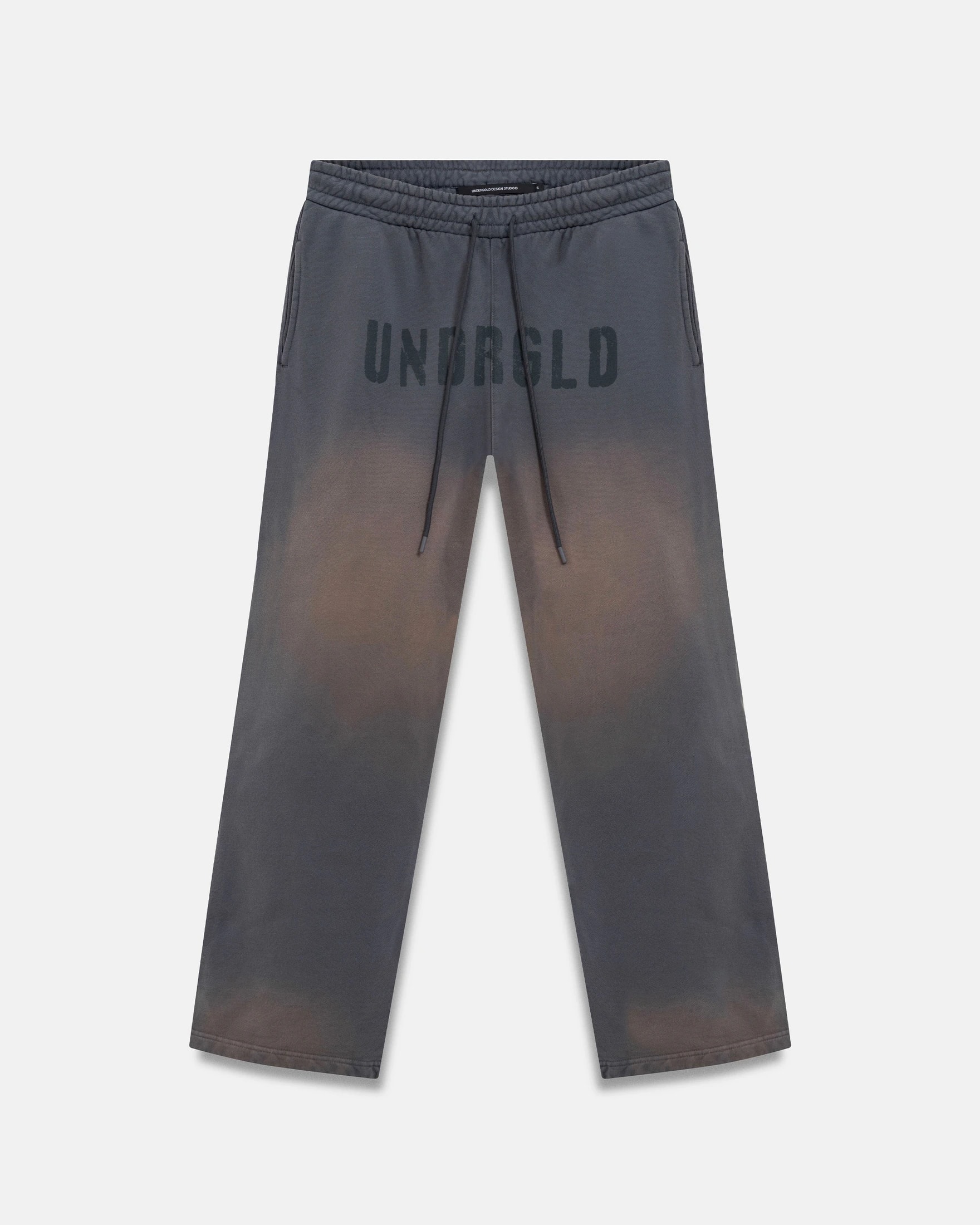 Spring Worn Logo Straight Pants Sandblast Gray - imagen 1