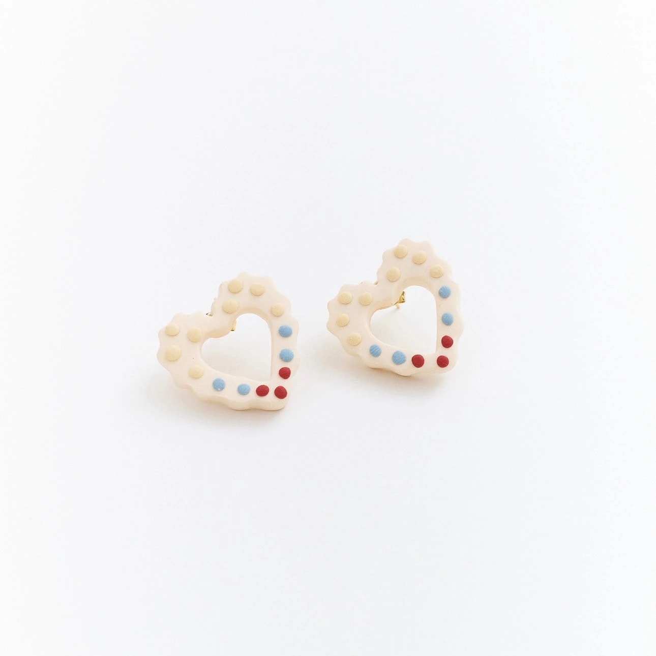 Aretes Latidots tricolor mini - imagen 1