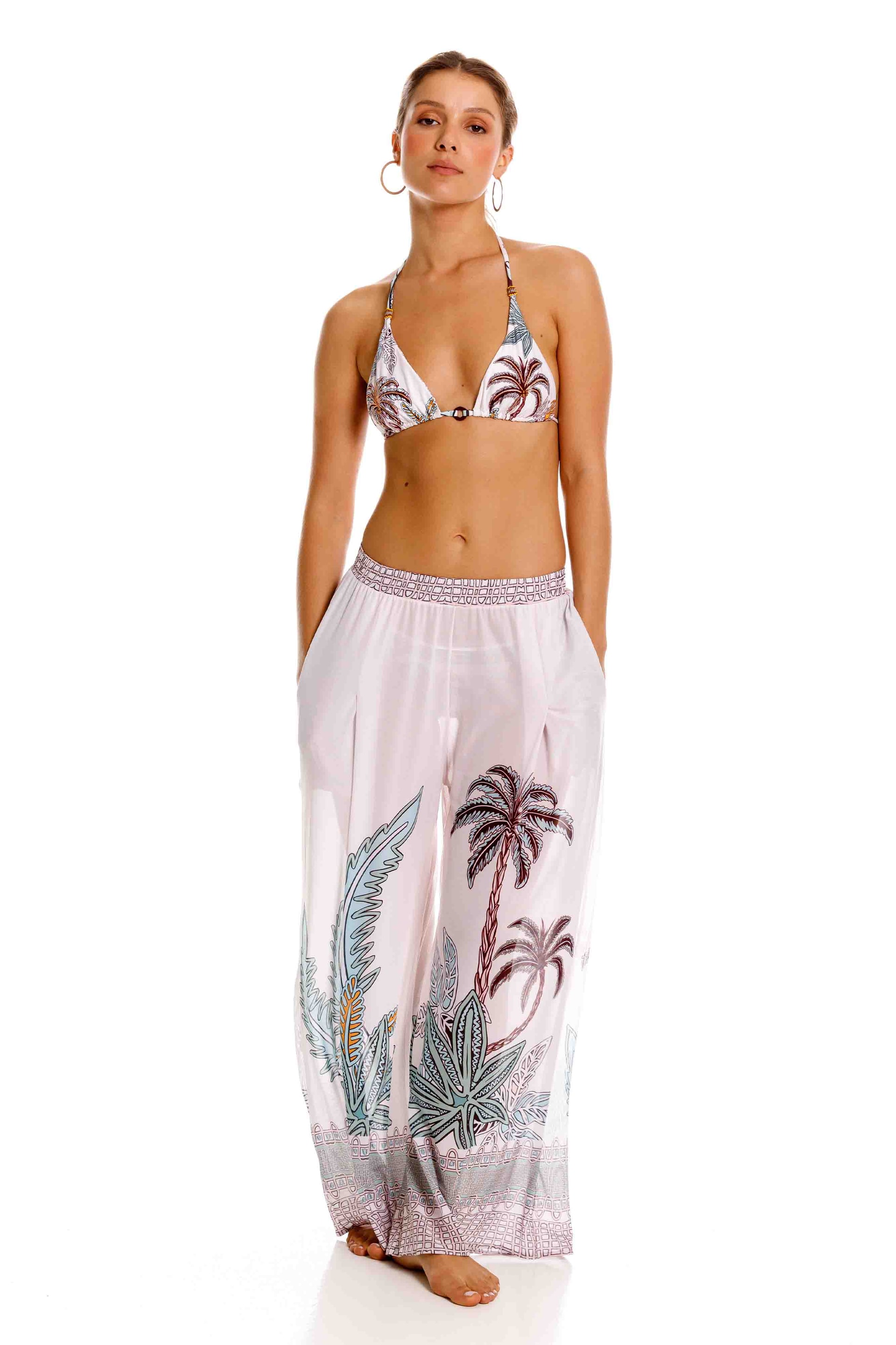 Pantalon Maxipalms Beige - imagen 1