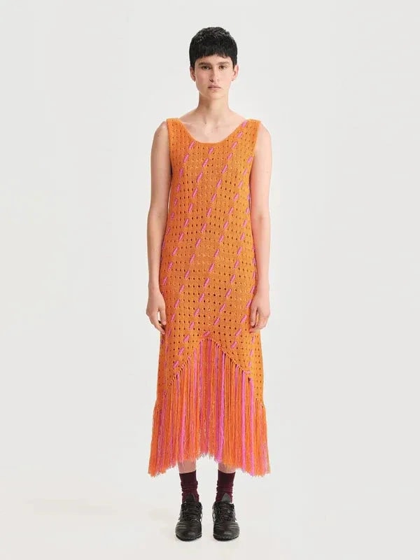 Vestido Vacaciones Naranja - imagen 1